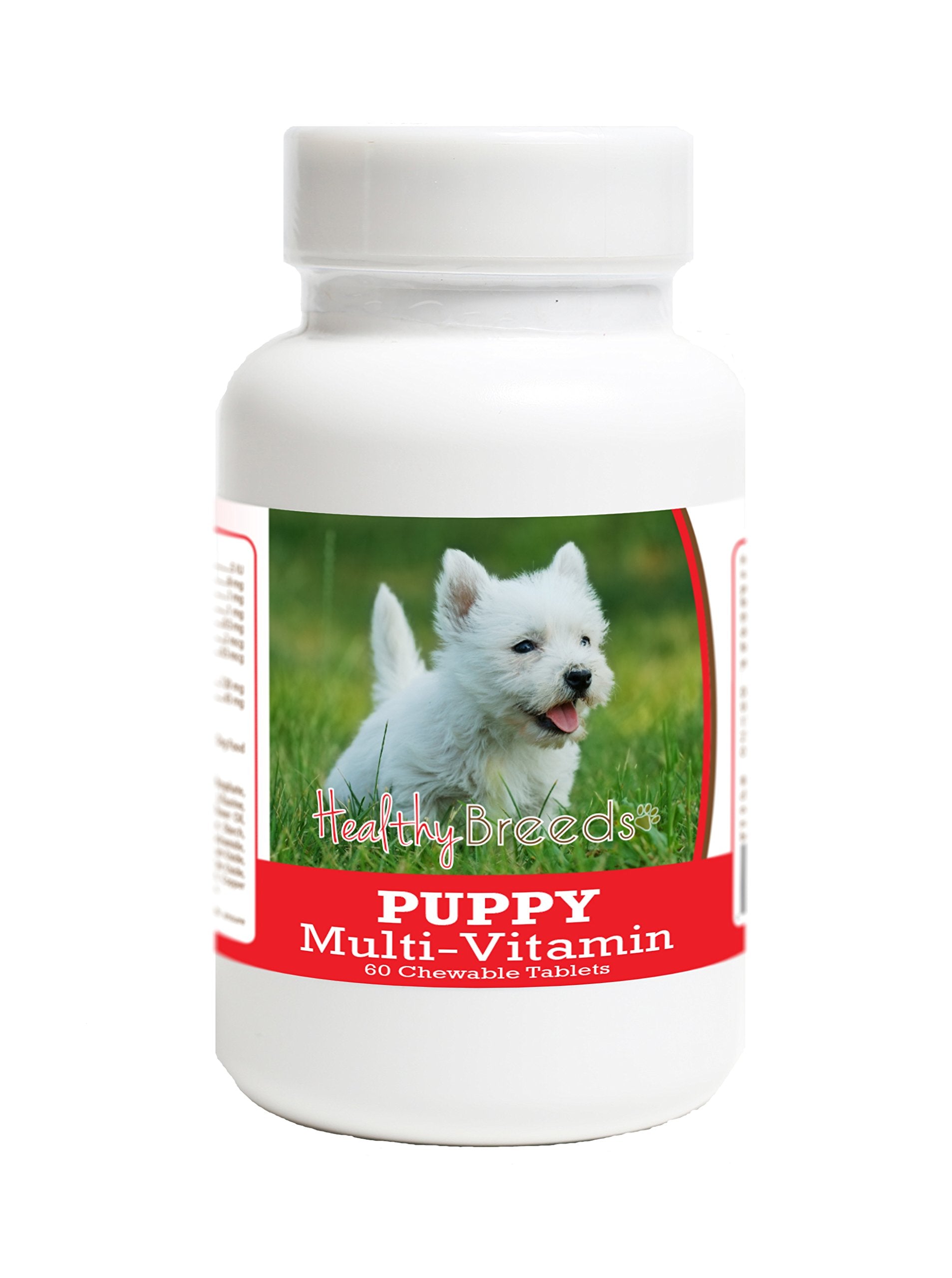 Healthy Breeds West Highland White Terrier Puppy Dog Multivitamin Tablet - 60 Count