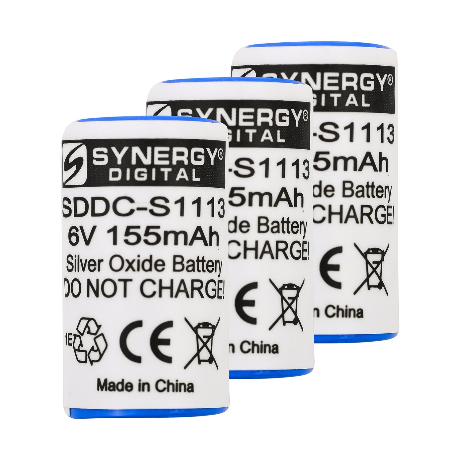 Synergy Digital Dog Collar Batteries, Compatible with Pet Stop Invisible Fence 700 10K Dog Collar, (Silver Oxide, 6V, 155 mAh), 
