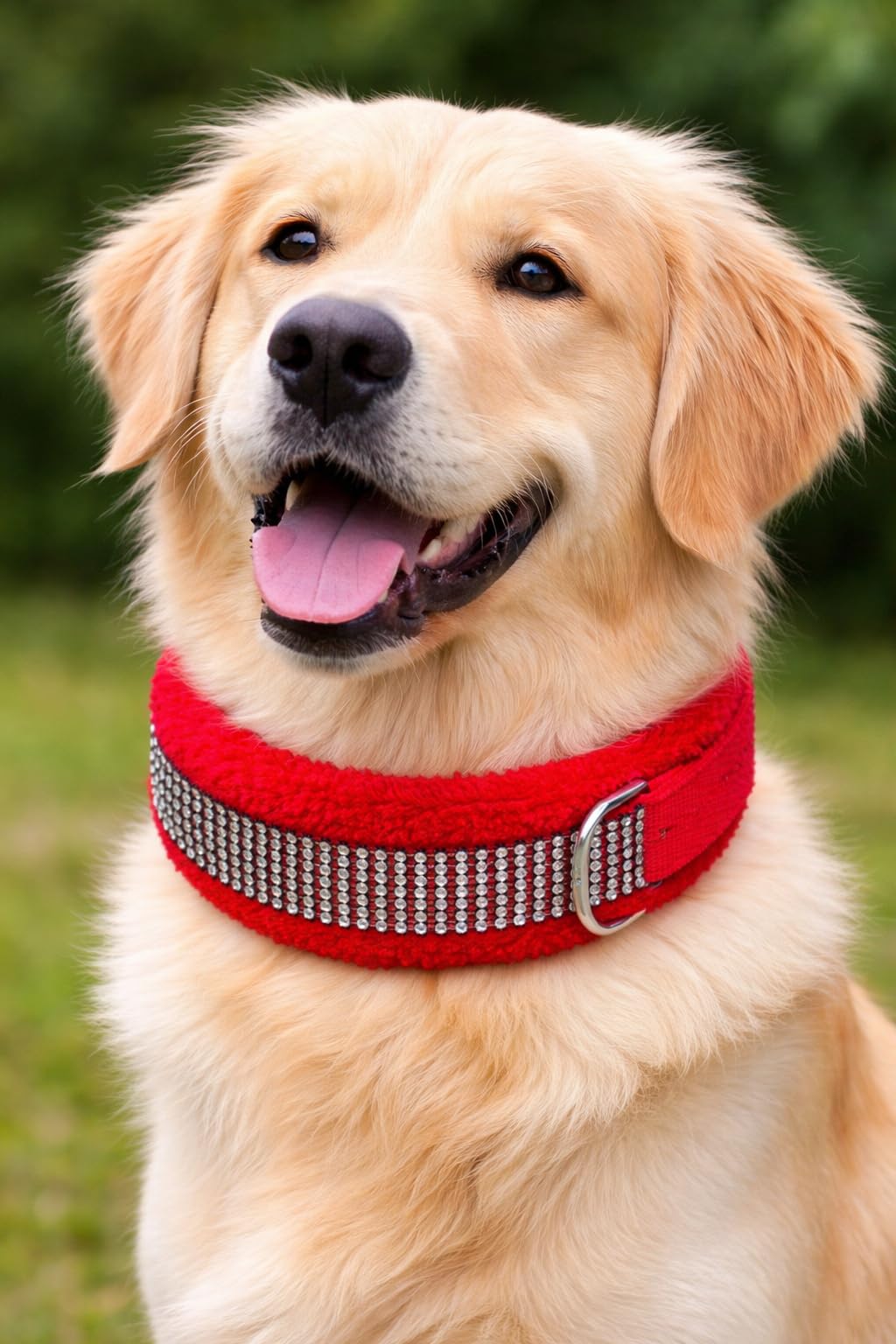 Premium Soft Fur Padded Pet Collar | Adjustable Nylon Dog & Cat Collar | Lightweight Comfortable AntiChafing For Puppies & Smal