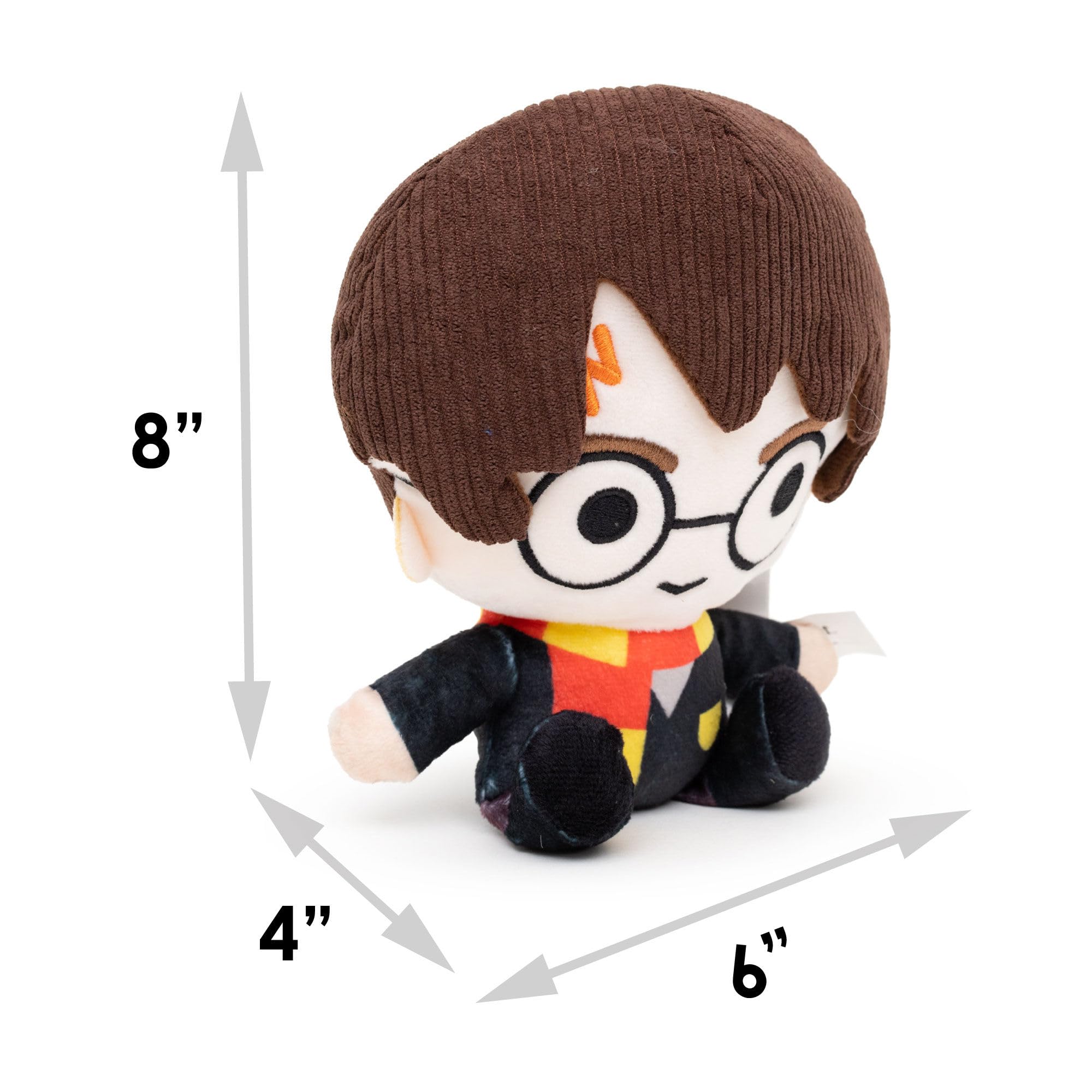 Buckle-Down The Wizarding World Of Harry Potter Dog Toy, Harry Potter Charm Full Body Pose Pet Toy, Plush