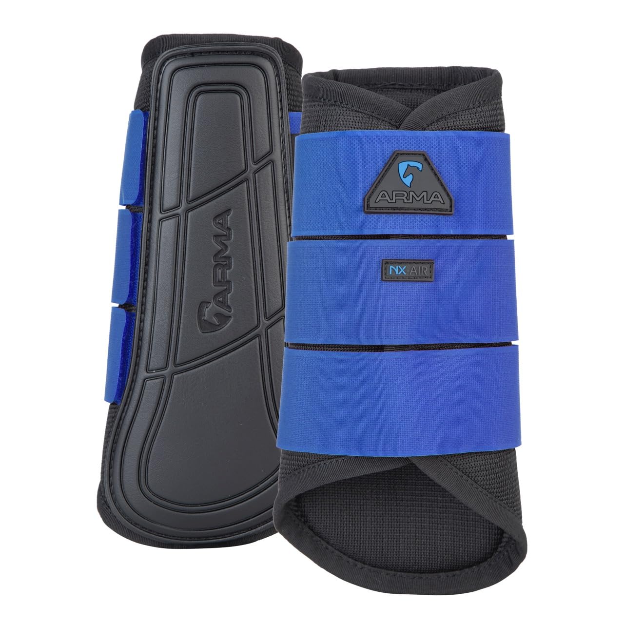 Shires Arma Air Motion Brushing Boots (Navy, Full)