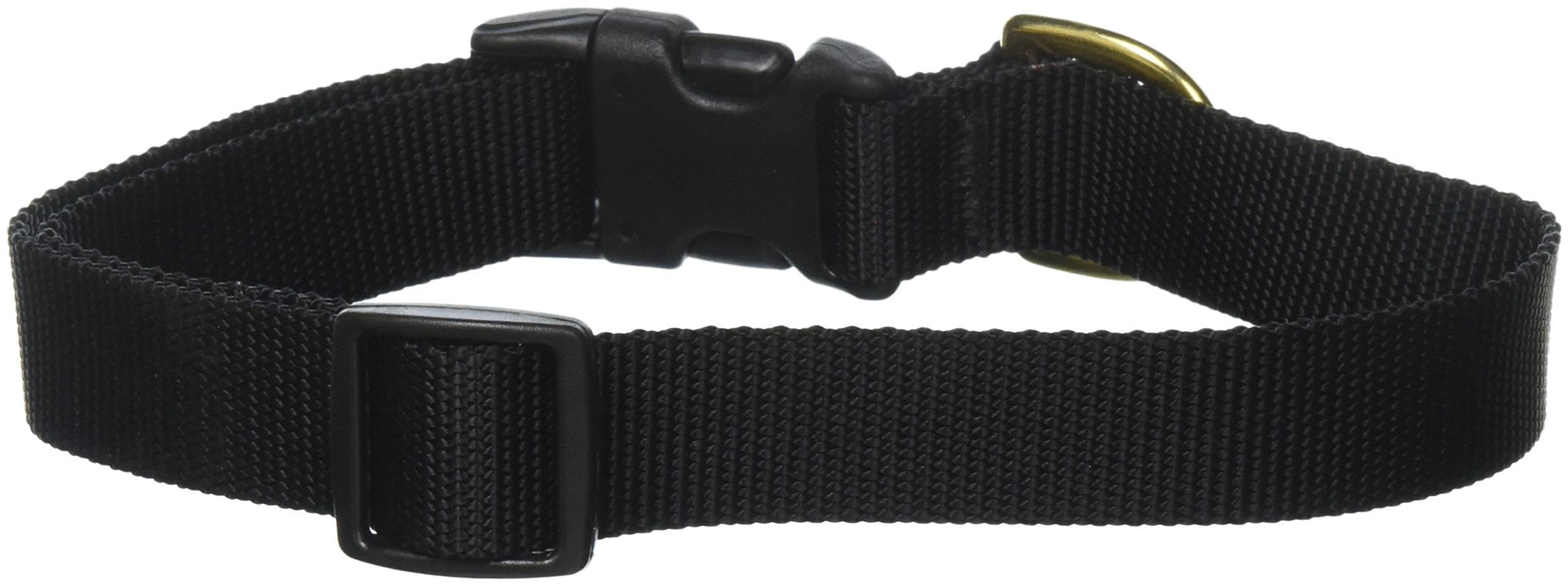 Cetacea Collar With Adjustable Quick Release, Large, Black