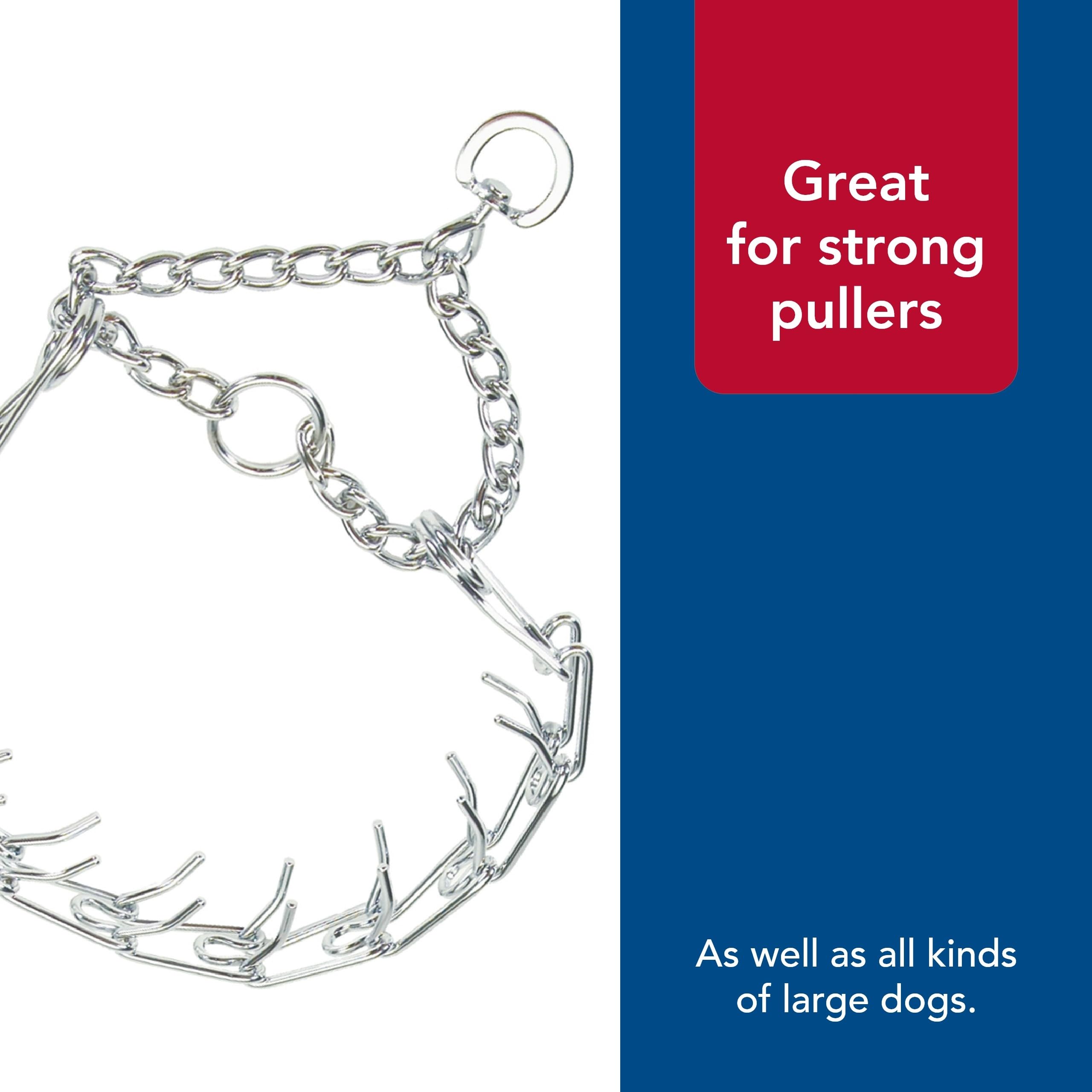 Coastal Pet Titan Dog Prong Training Collar - Rust-Resistant And Prong Metal Training Chain Collar For Dogs - Quality Supplies - 4 Mm X 22'