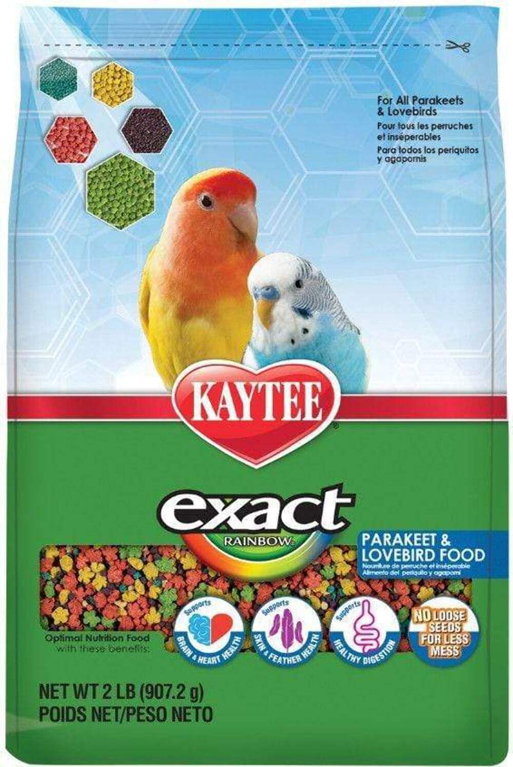 Kaytee Exact Parakeet/Lovebird Rainbow 2lb