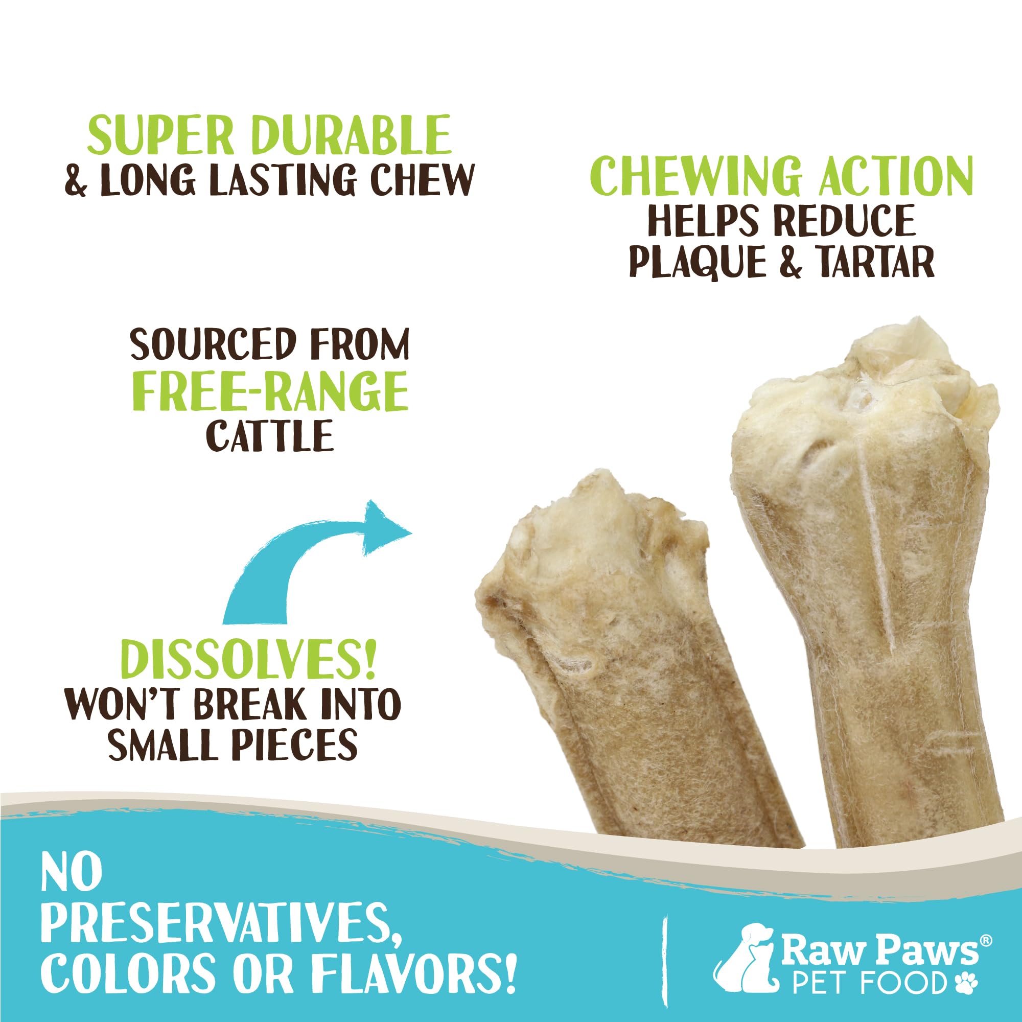 Raw Paws Compressed Rawhide Dog Chew Variety Pack, 10 Pack - 5 Compressed Rawhide Sticks & 4 Bones, Aggressive Chewers Pressed R