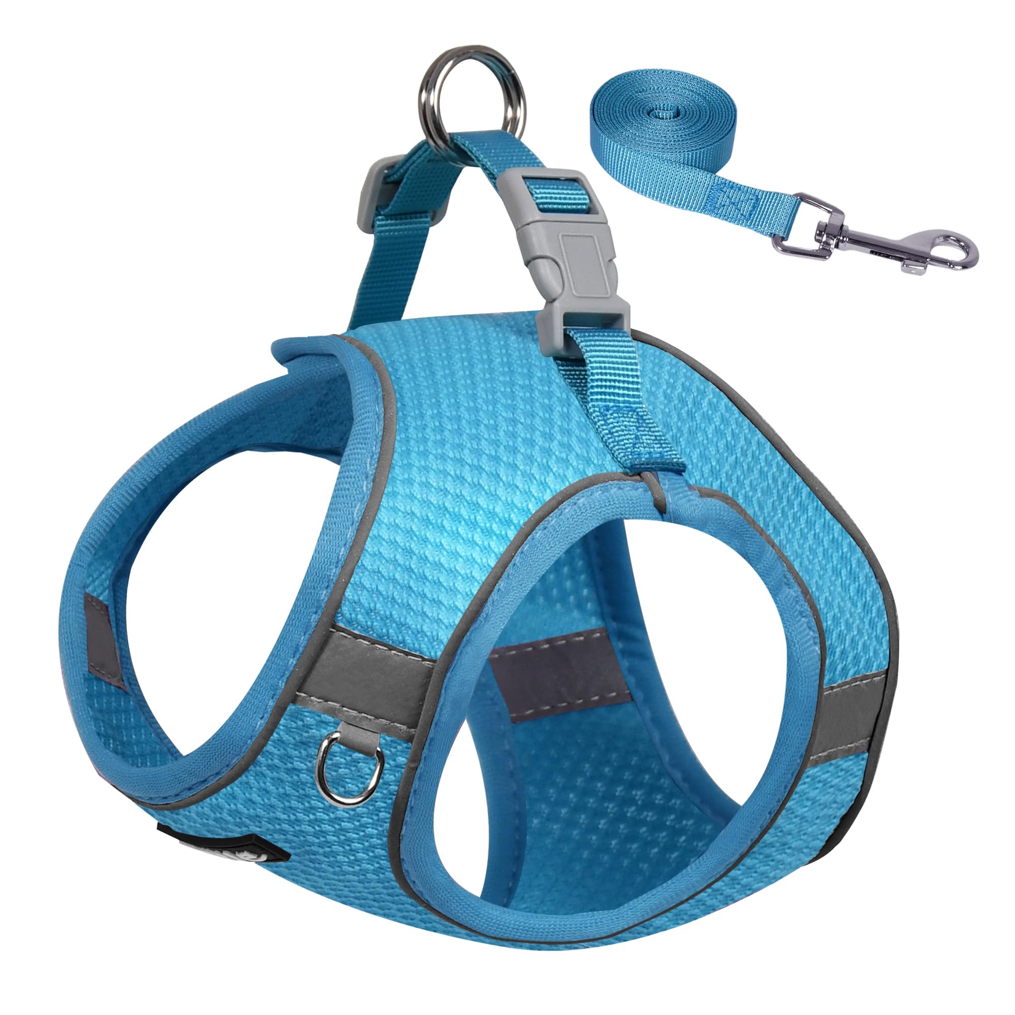 Aiitle Dog Harness For Medium Sized Dog, No-Pull Dog Vest With A Leash, Breathable Mesh, Reflective Stripes, Escape Proof Pet Ou