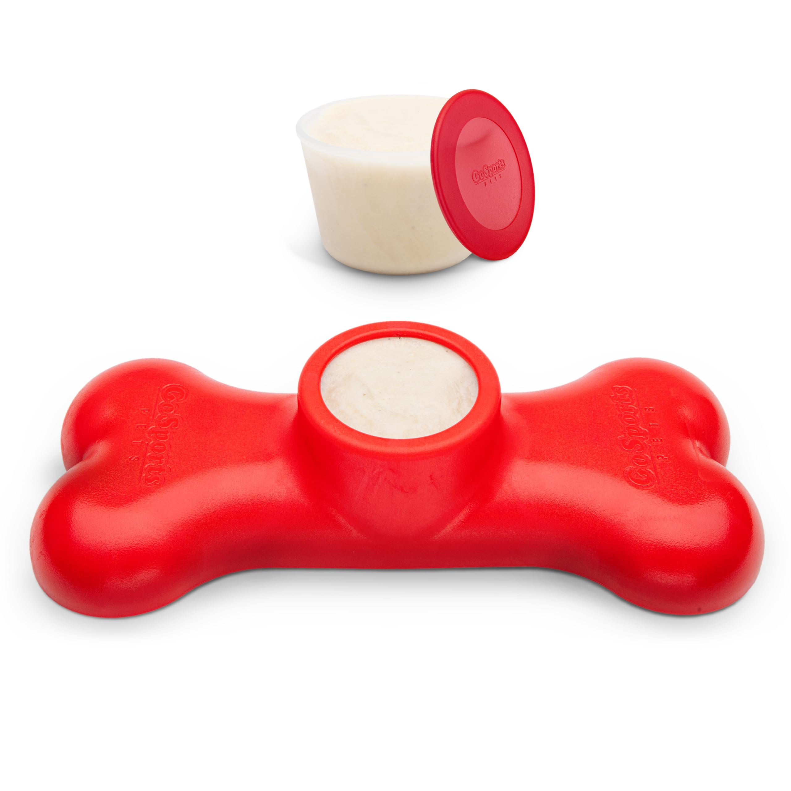 GoSports Pets PupsCream Parlor - Non-Slip Frozen Dog Treat & Ice Cream Holder