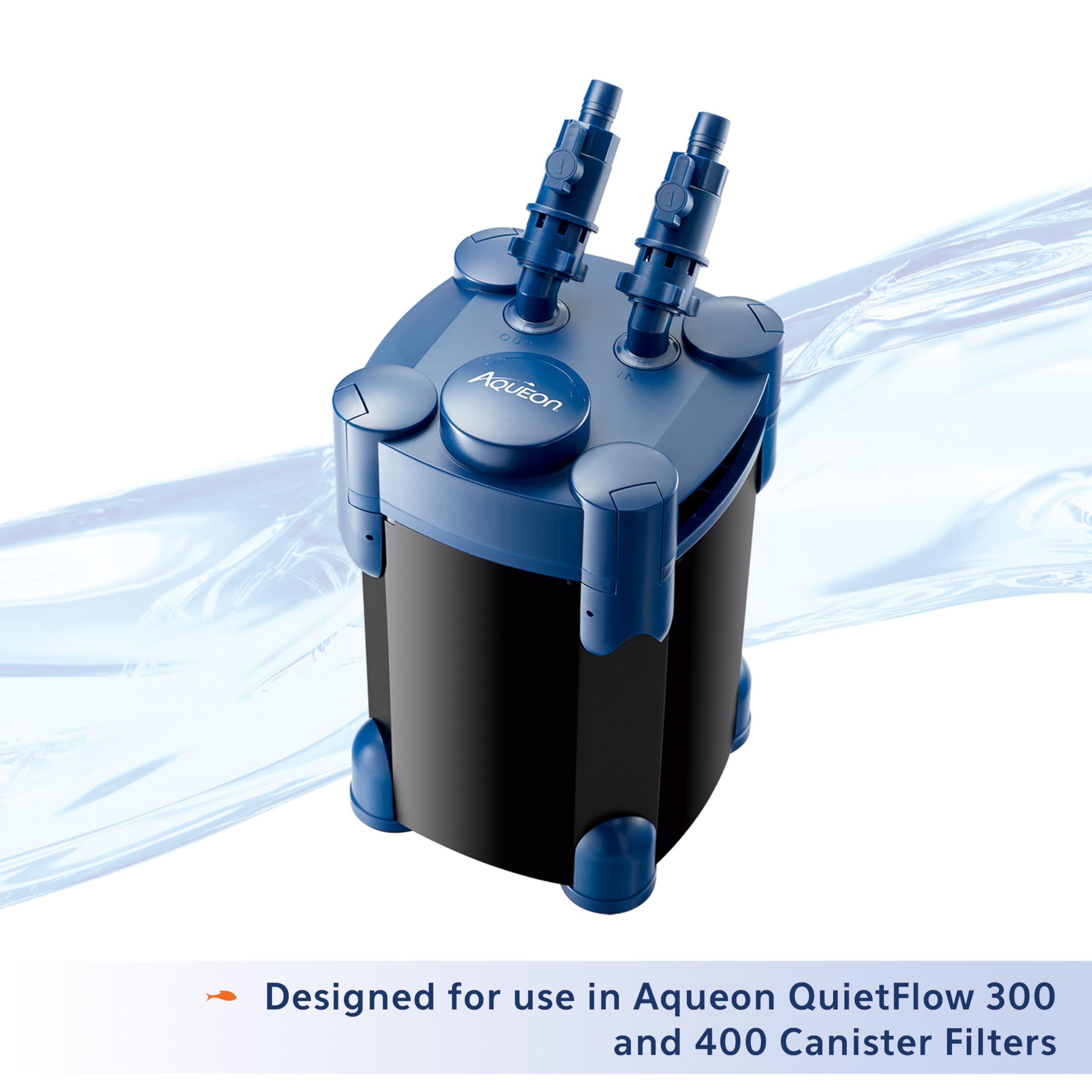 Aqueon Canister Filter Media Foam Pad, Black, Medium/Large