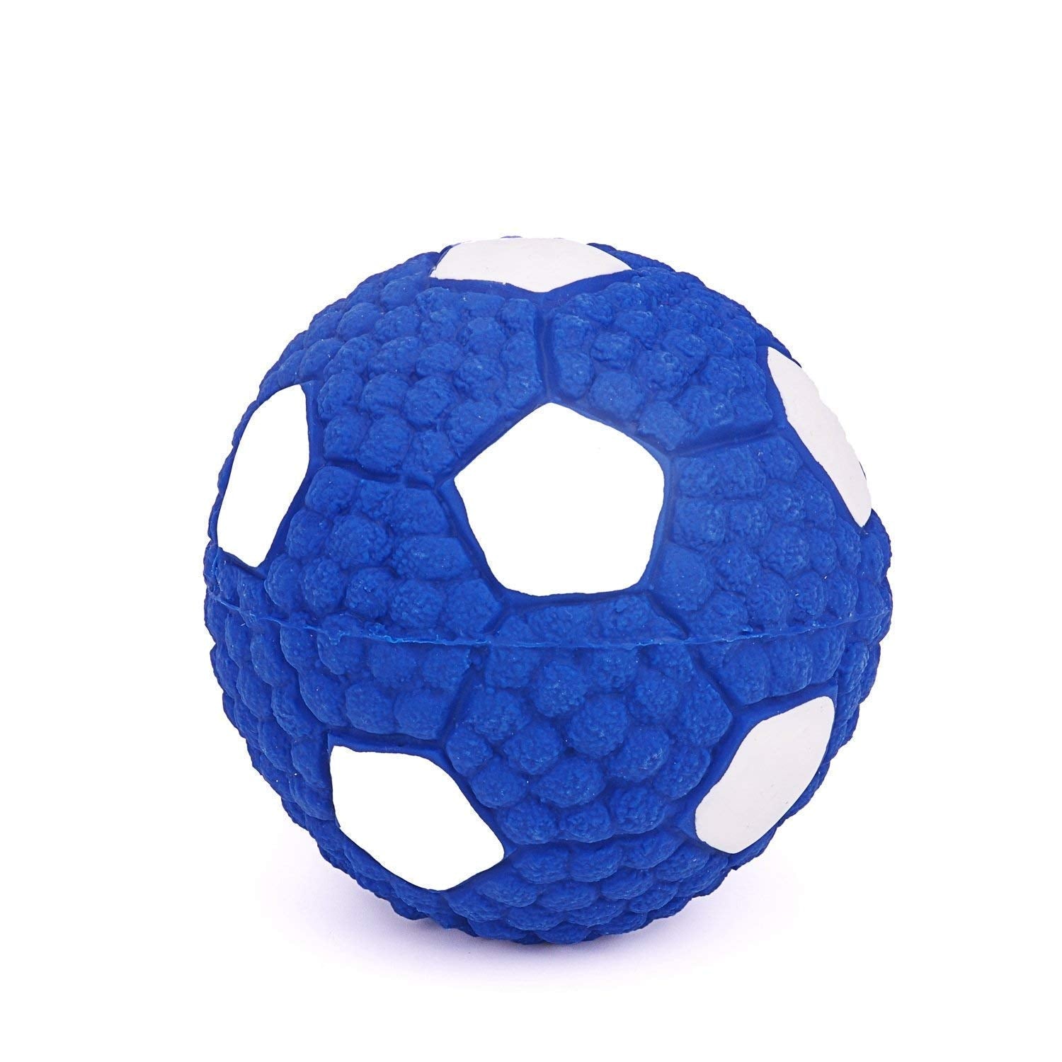Psk Small Latex Squeaky Rubber Football Toy For Puppy And Cat
