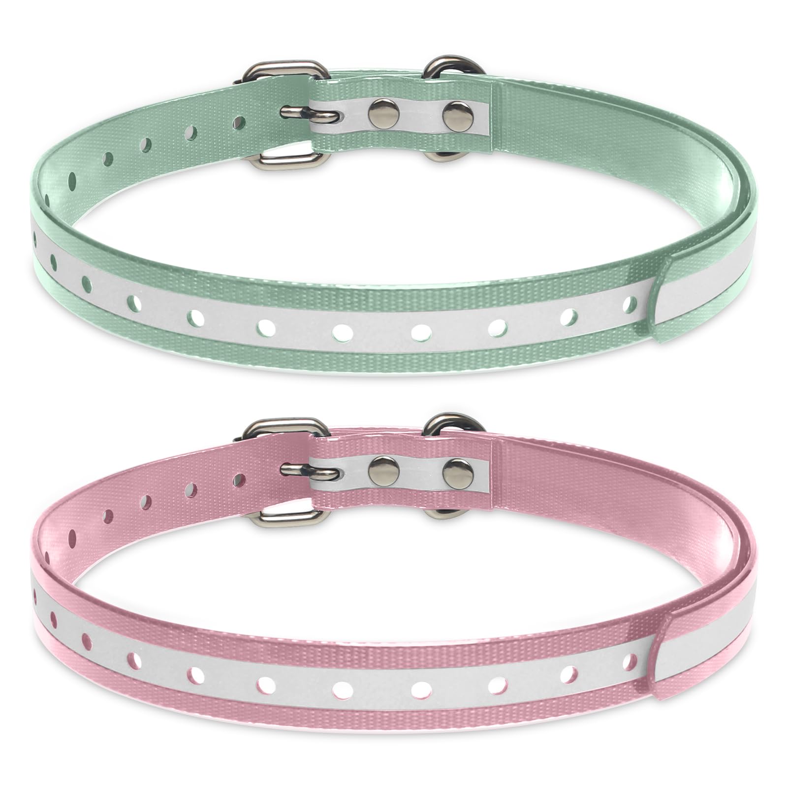 Peture Shock Collar Replacement Strap, 3/4'' Waterproof Odorless Reflective Tpu Dog Collar, Replacement Collar For Shock Collar 