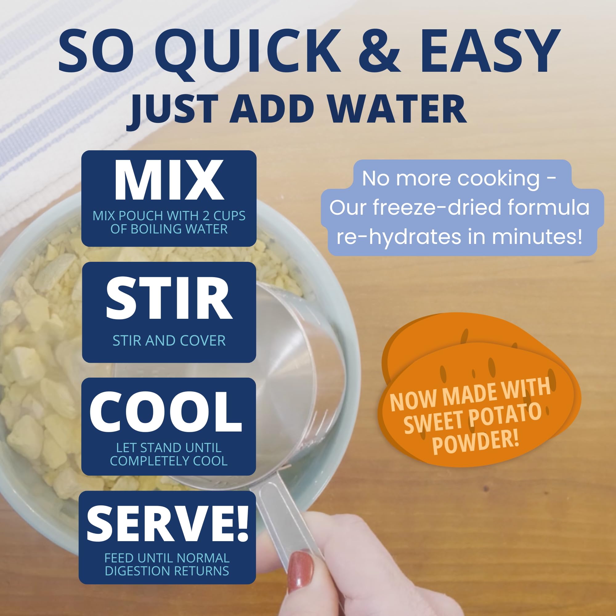 Under the Weather Bland Diet for Dogs | Easy to Digest for Sick Dogs |Always Be Ready| Contains Electrolytes - All Natural Freez