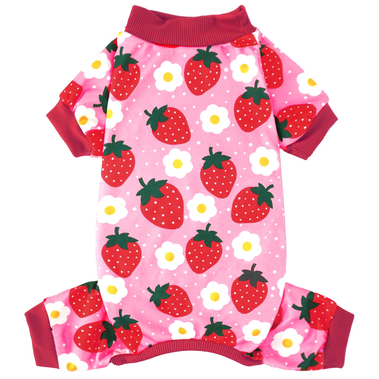 Xpudac Dog Pajamas For Small Medium Dogs, Strechy Soft Dog Clothes For Dogs Girl Boy Pet Jumpsuit, Cat Onesie-2Xl