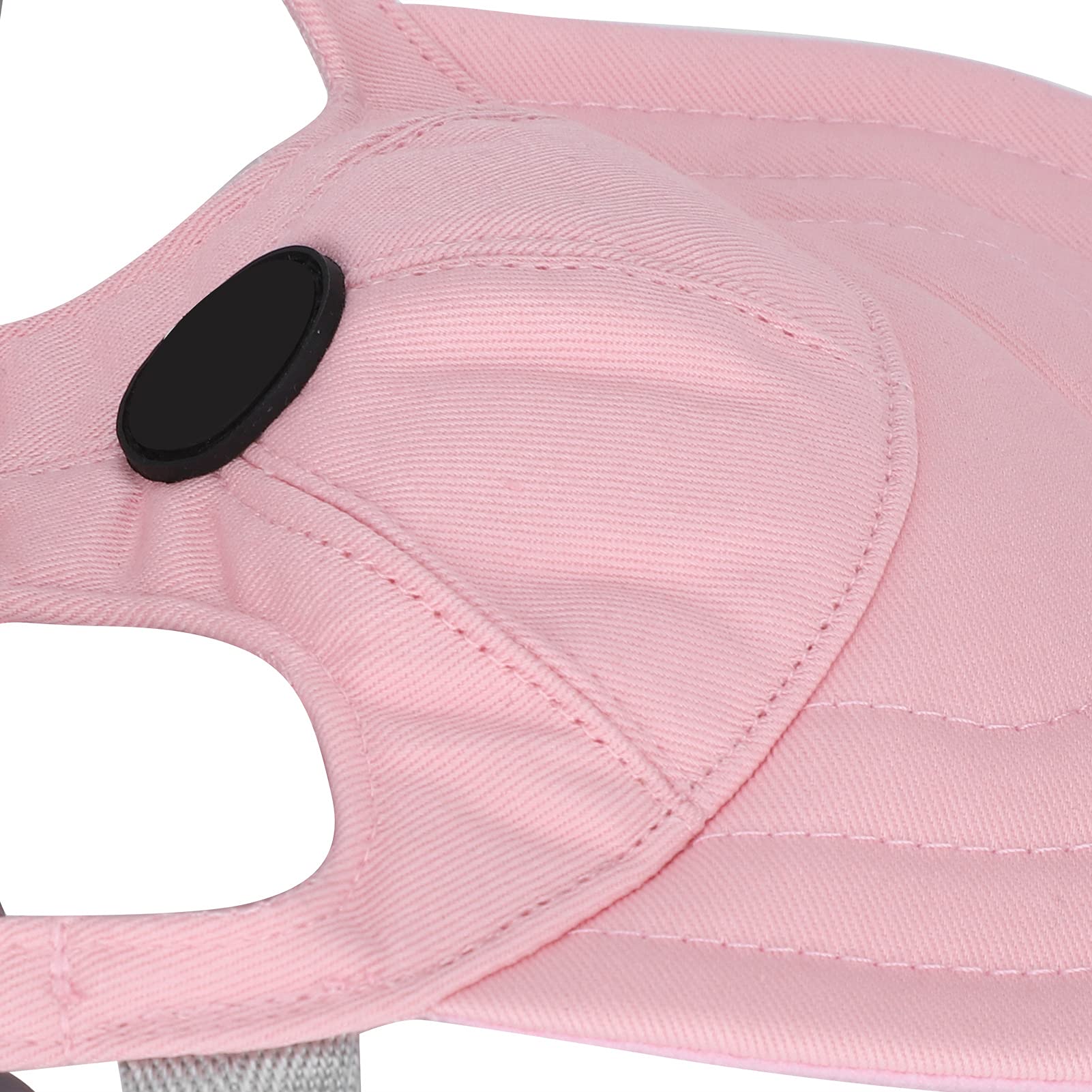 Zerodis Dog Baseball, Adjustable Dog Outdoor Sport Sun Baseball Hat Visor Sunbonnet Outfit With Ear Holes For Puppy Small Dogs(S