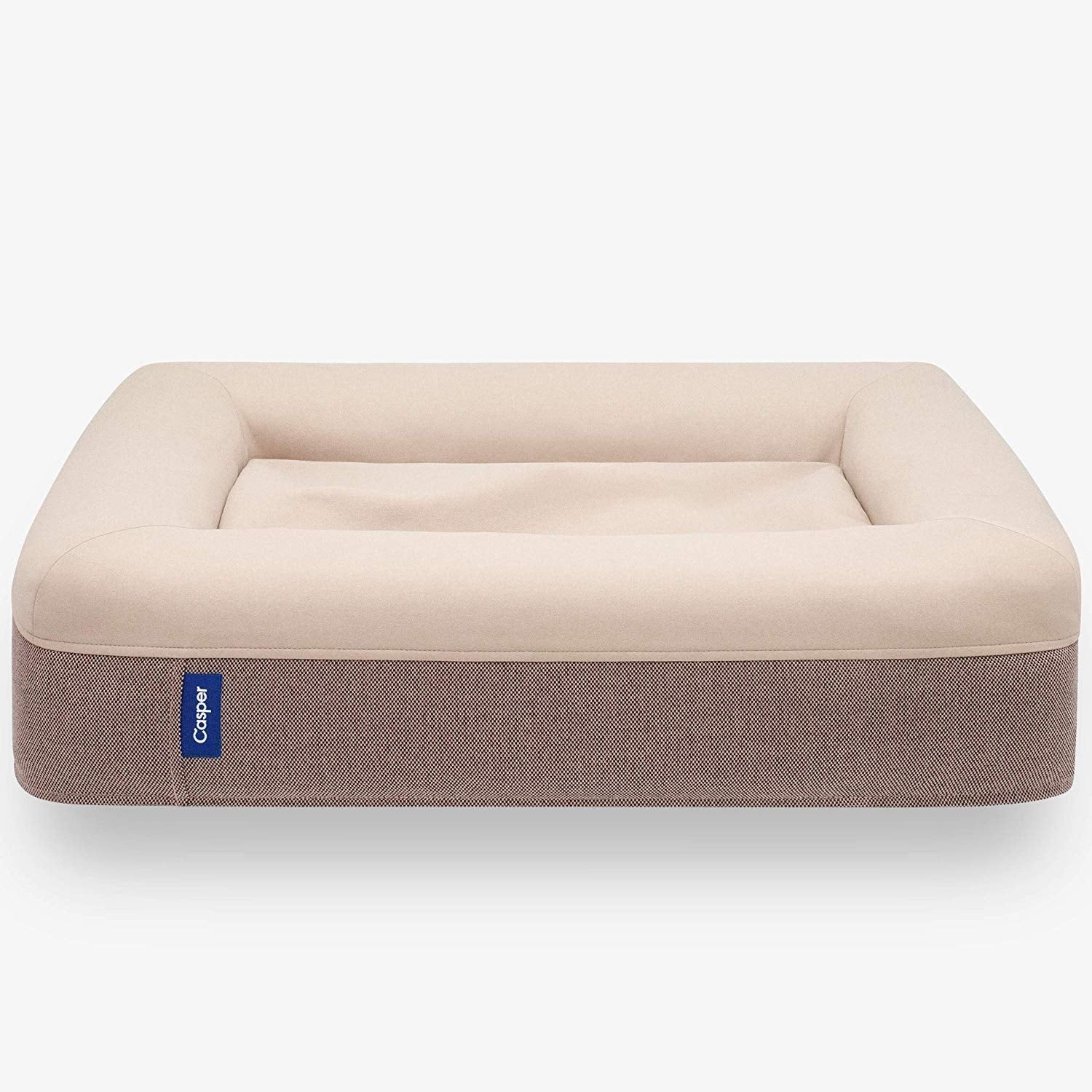 Casper Dog Bed, Plush Memory Foam, Small, Sand
