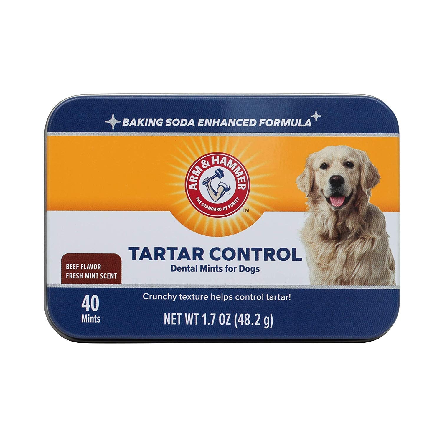 Arm & Hammer for Pets Tartar Control Dental Mints for Dogs | Dog Dental Mints Help Reduce Plaque & Tartar Buildup Without Brushi