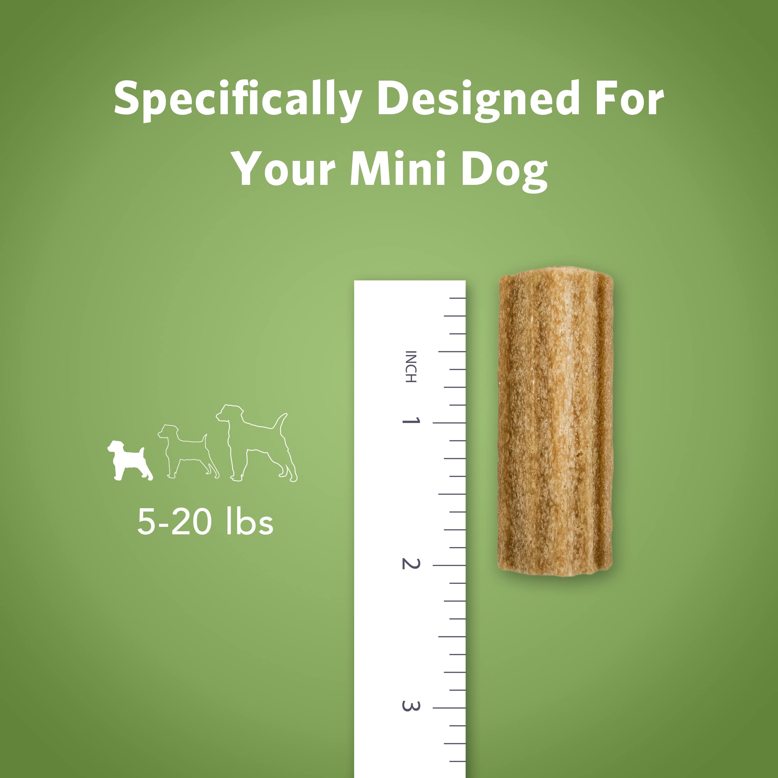 Dentalife DentaLife ActivFresh Daily Oral Care Mini Dog Chews, 90 Count, (2) 45 ct. Pouches
