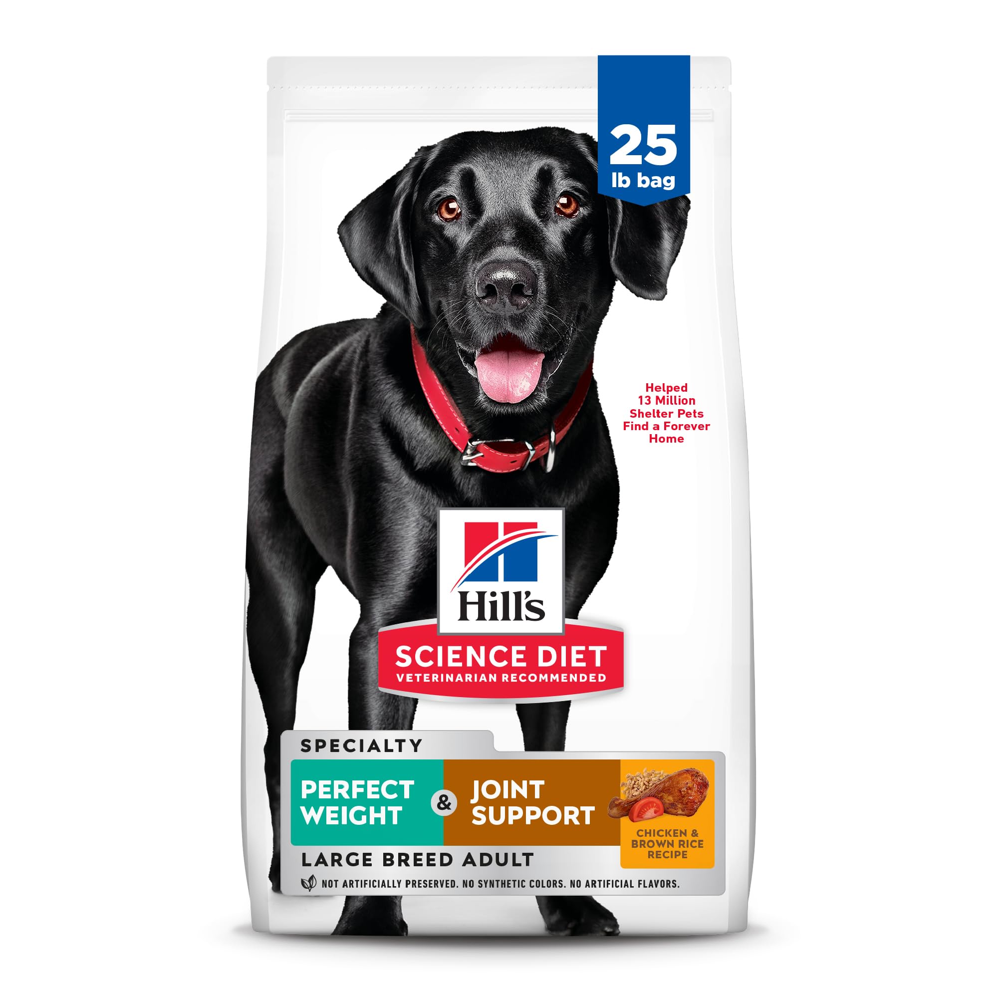 Hills Science Diet Perfect Weight & Joint Support Large Breed Adult Dry Dog Food 1-5,Quality Protein for Weight Management & Jo