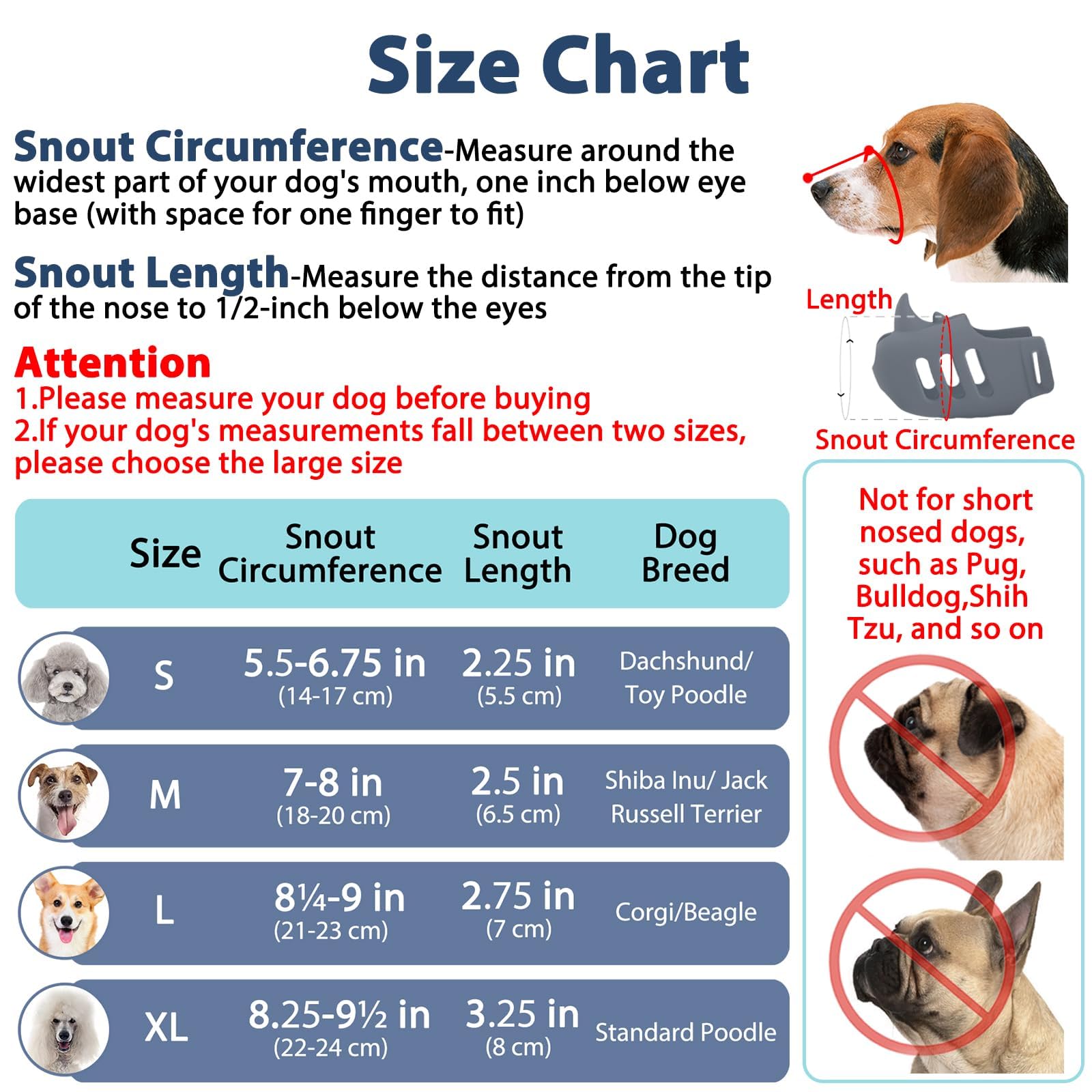 Luckypaw Dog Muzzle Soft Muzzle For Small Medium Dog Poodle Dachshund Breathable Silicone Cage Muzzle For Biting Chewing Funny R