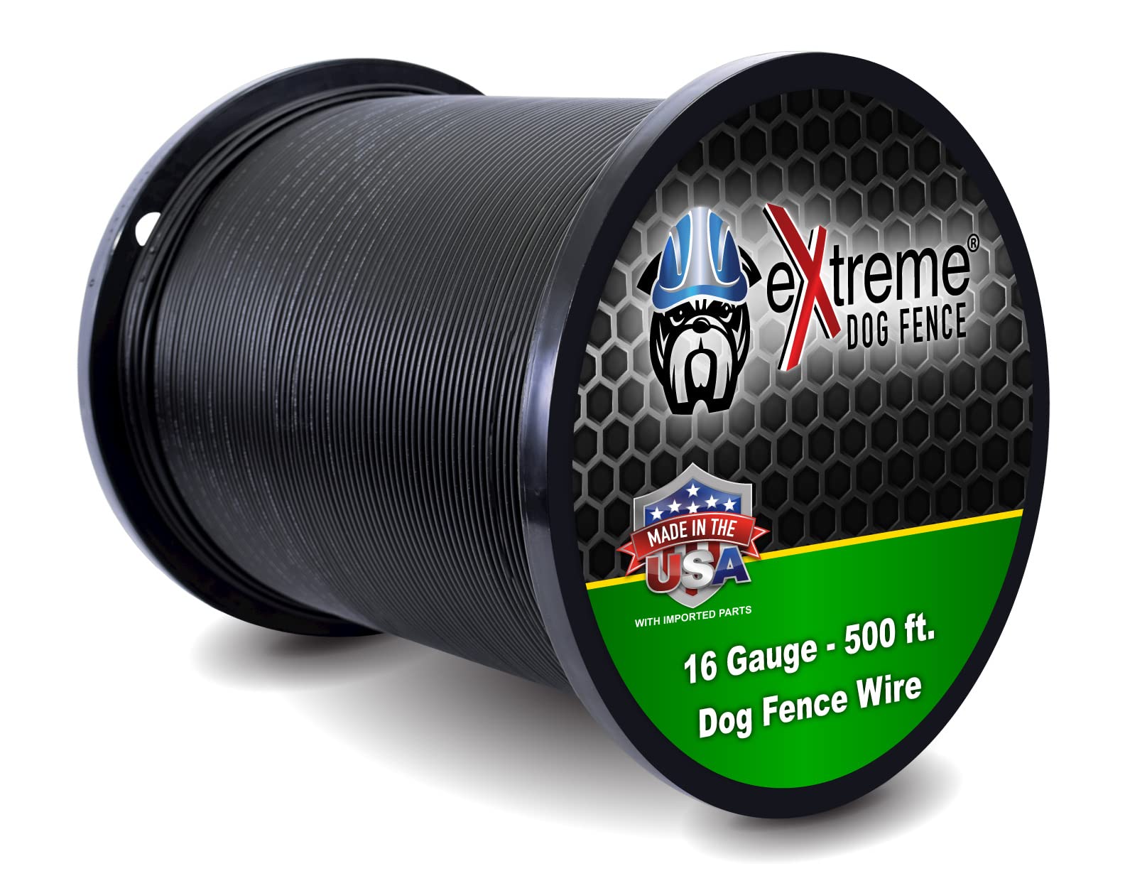 Extreme Dog Fence Electric Dog Fence & Remote Trainer for 3 Dogs, 1000' Wire, Up to 1 Acre, Dual Solution for Containment & Training