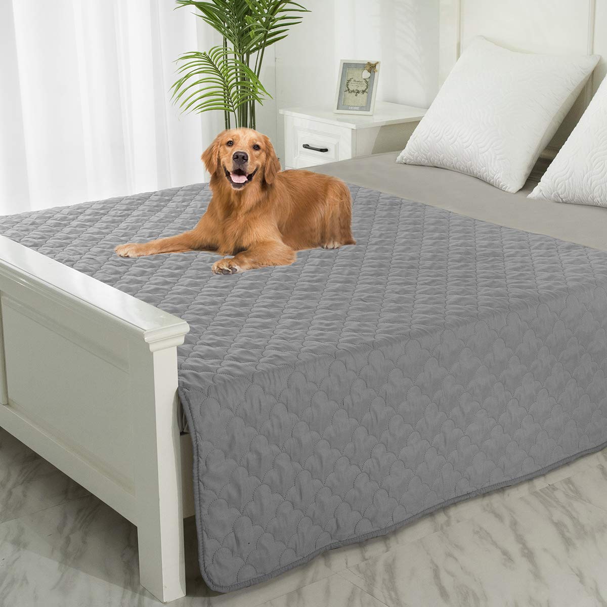 Spxtex Dog Bed Cover Washable Pee Pads Dog Blankets For Puppy Large Dog Cat,Sofa Reversible Changing Pad Reusable 1 Piece(82''X8