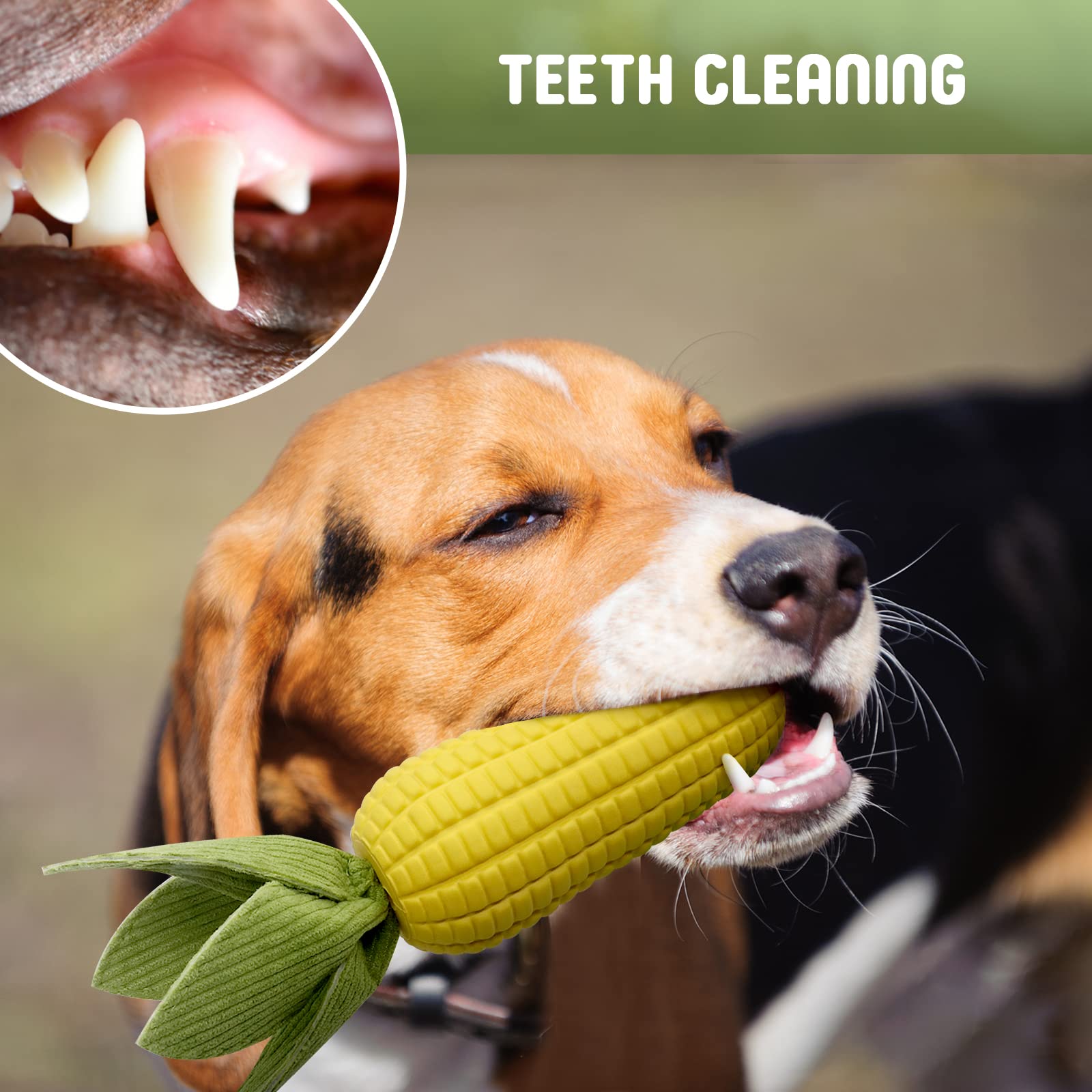 Vekung Dog Toys For Aggressive Chewers, Indestructible Tough Dog Toys For Large Dogs, Squeaky Dog Toys To Keep Them Busy, Interactive Dog Chew Toys For Small Medium Large Breed Dogs