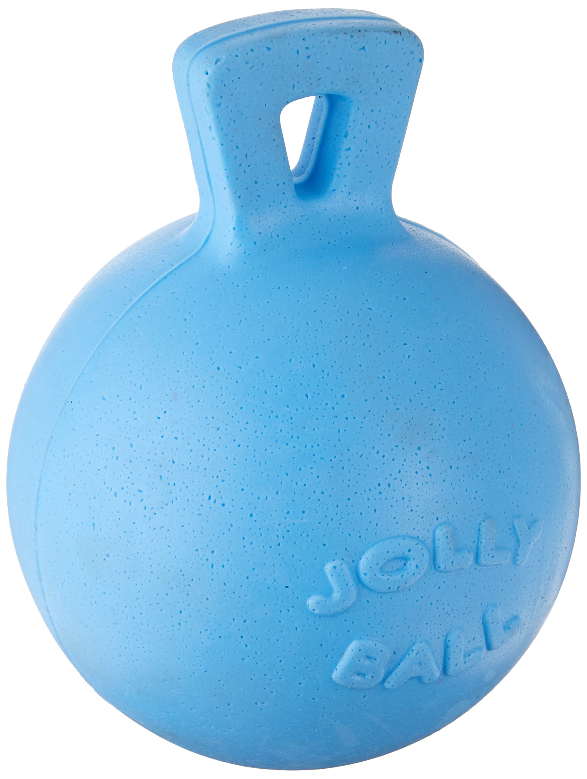 Jolly Pets Dog Tug-N-Toss Toy Ball, 6-Inch, Blueberry (406 Bb), All Breed Sizes