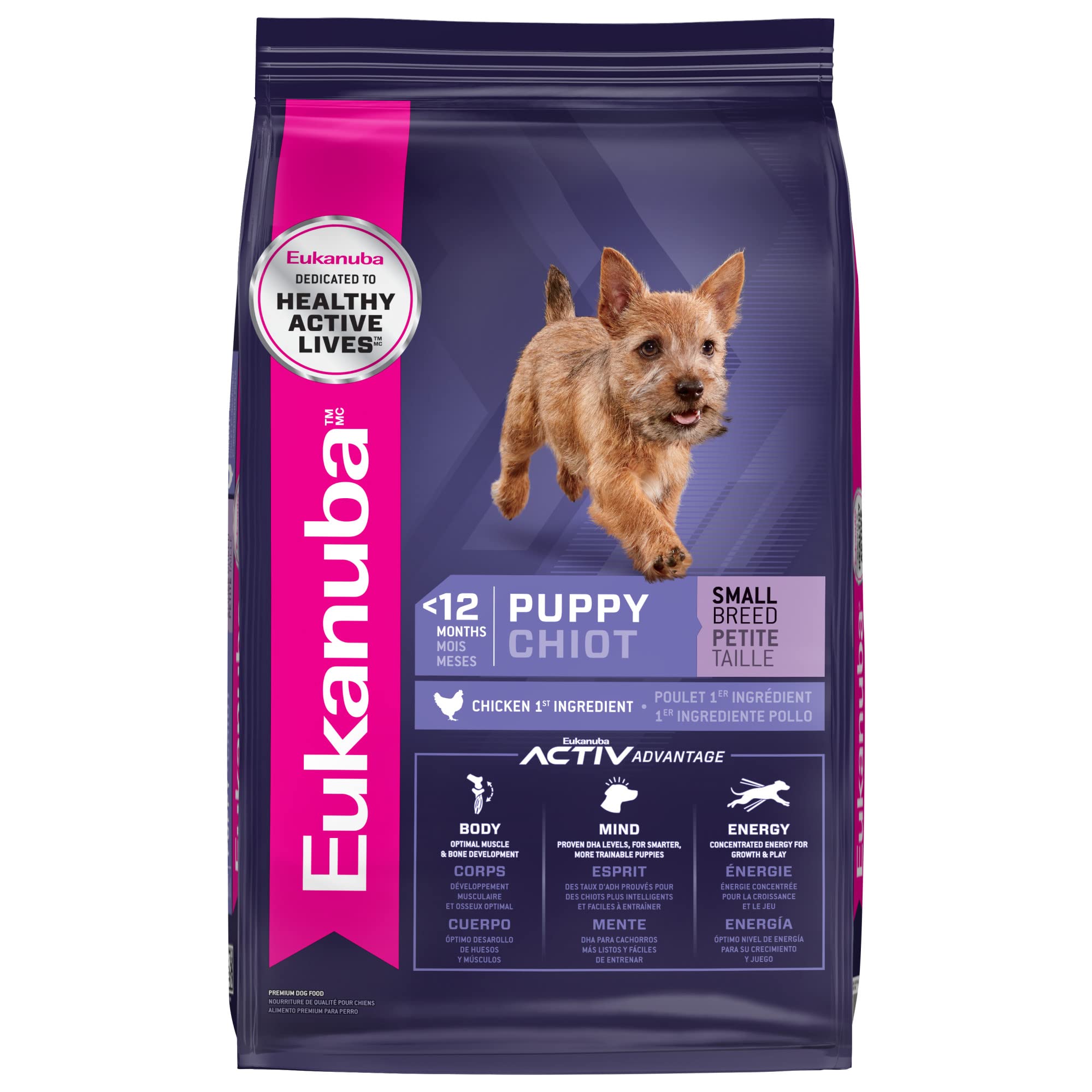 Eukanuba Puppy Small Breed Dry Dog Food, 28 lb Bag