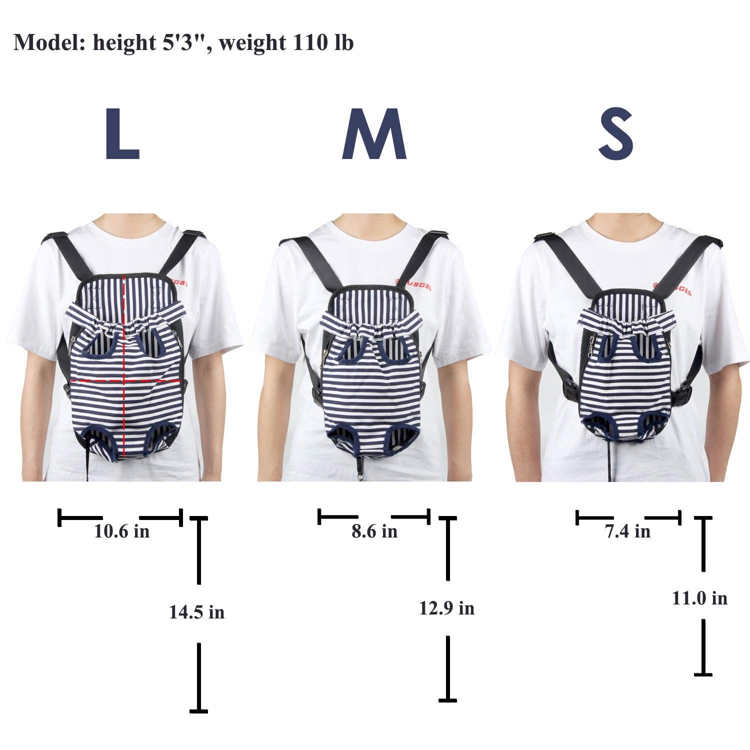 Dog Carrier Comfortable Legs Out Front Pet Carrier Backpack Cat Puppy Tote Holder Bag With Shoulder Strap And Sling For Outdoor Hiking Camping Cycling