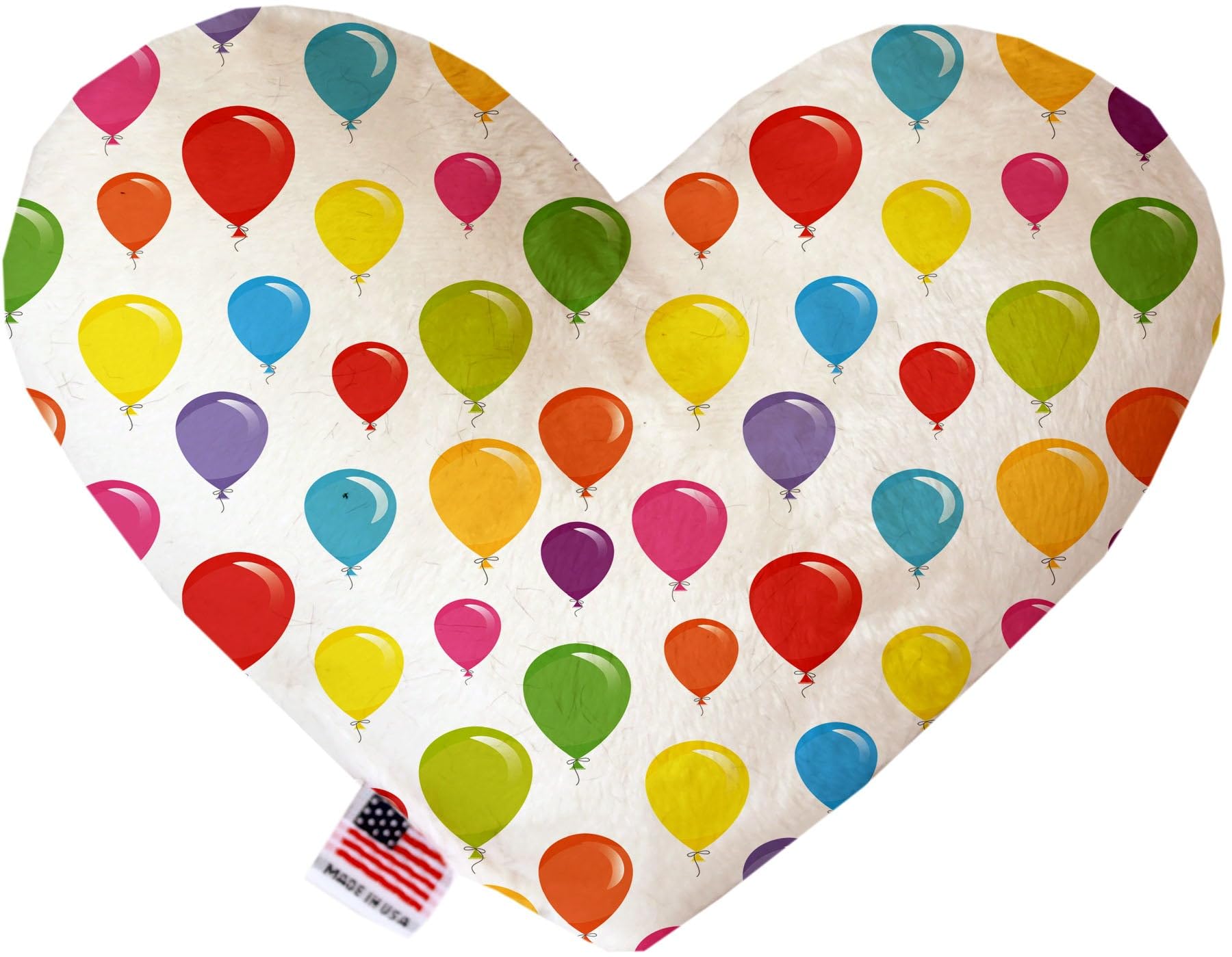 Pet, Dog Plush Heart or Bone Toy, "Birthday Group" (Available in different sizes, and 10 different pattern options!) Confetti Unicorns 8" Plush Heart