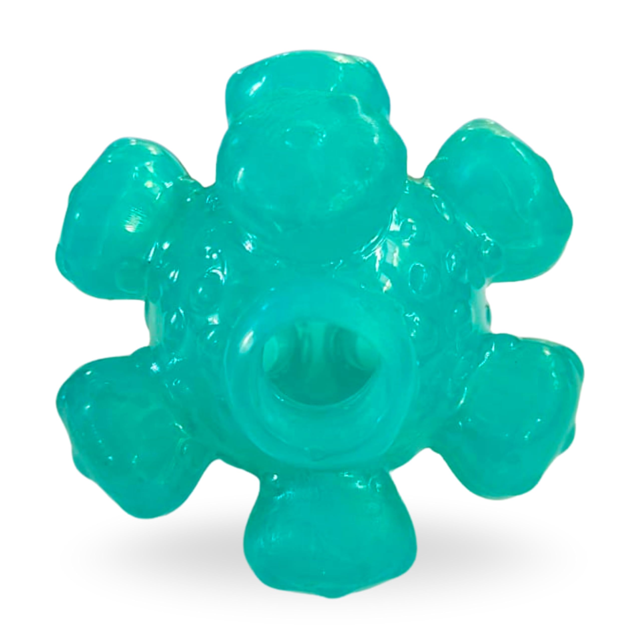 Foodie Puppies Interactive Ocean Blue Silicone Hard Chew (Pawzler) Toy For Puppies And Small Dogs | Durable, NonToxic Aggressiv