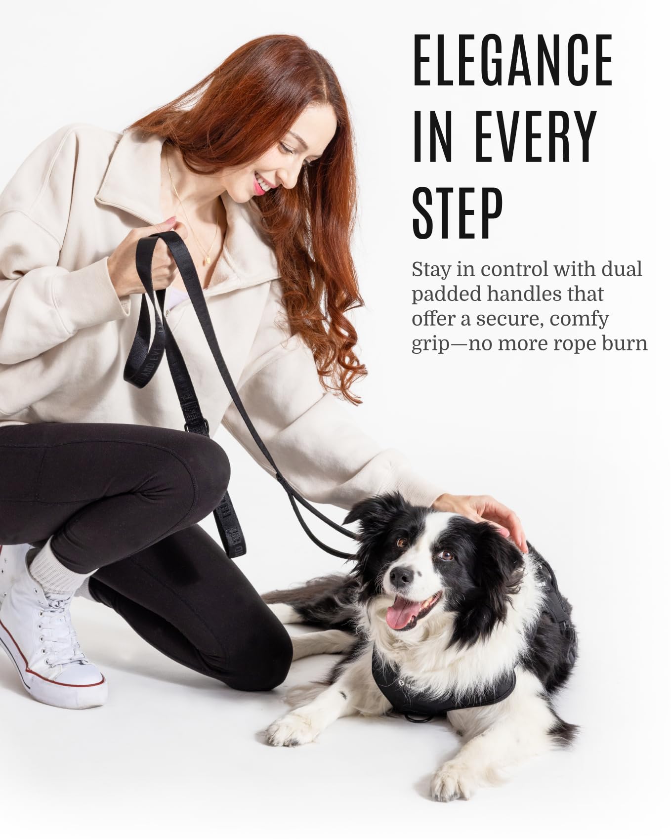 2025 New Edition, Fei & Eve Classic Dog Leash - 4FT - for Small/Medium/Large Dogs, Sable