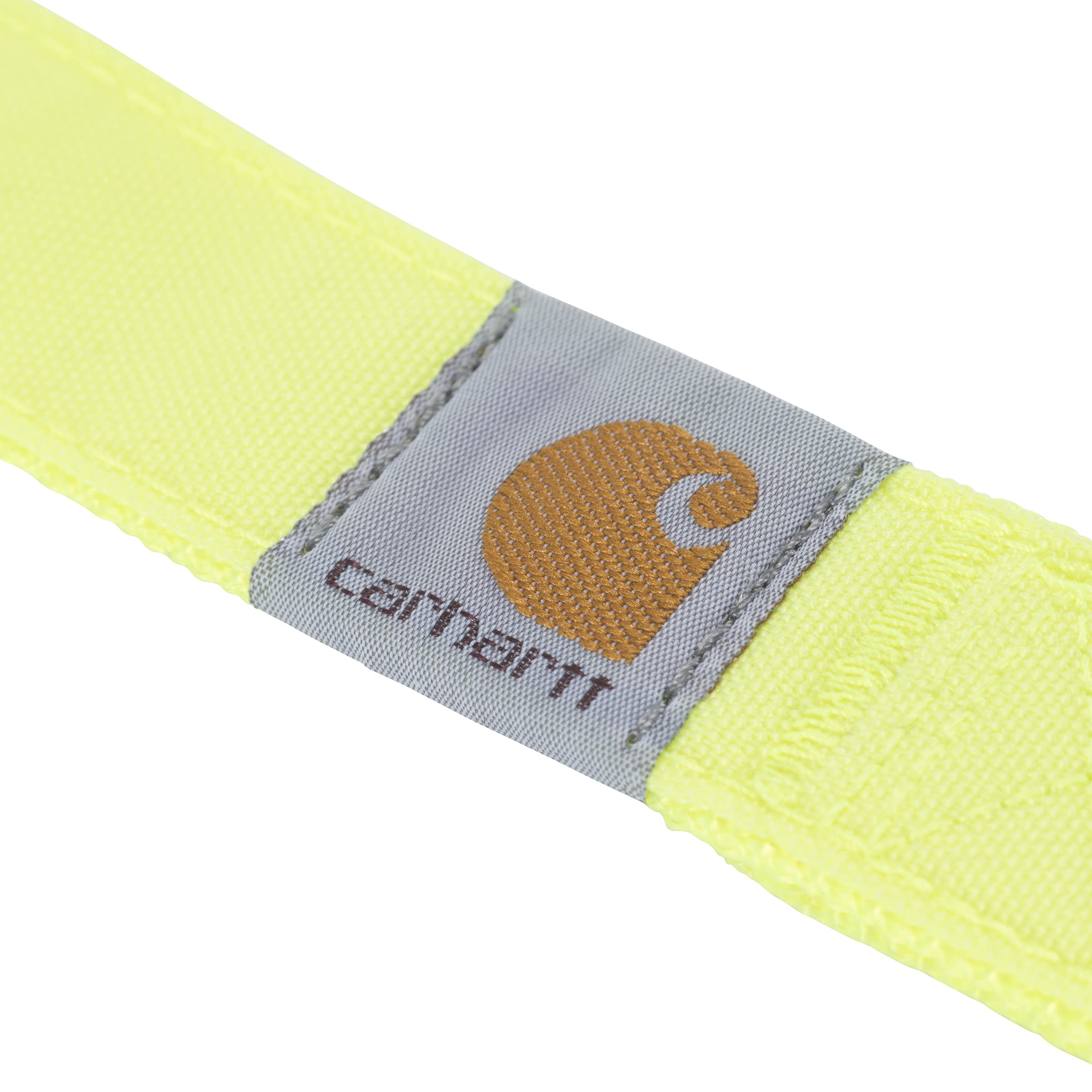 Carhartt Pet Durable Nylon Duck Leashes for Dogs, Reflective Stitching for Visibility, Brite Lime, Small