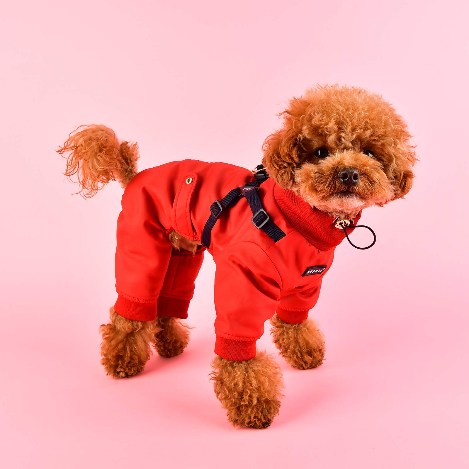 Puppia Garnet Jumpsuit - Red - Small