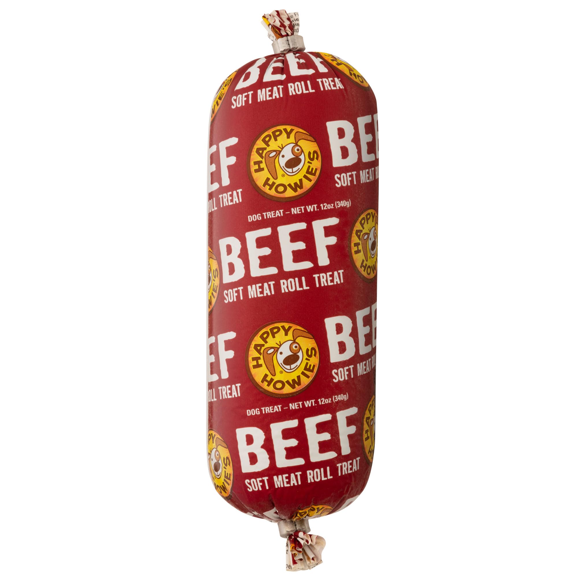 Happy Howies Soft Meat Roll Treat - Soft Dog Food Beef Rolls, High Protein, Natural Ingredients, for All Dogs, Made in USA - Be
