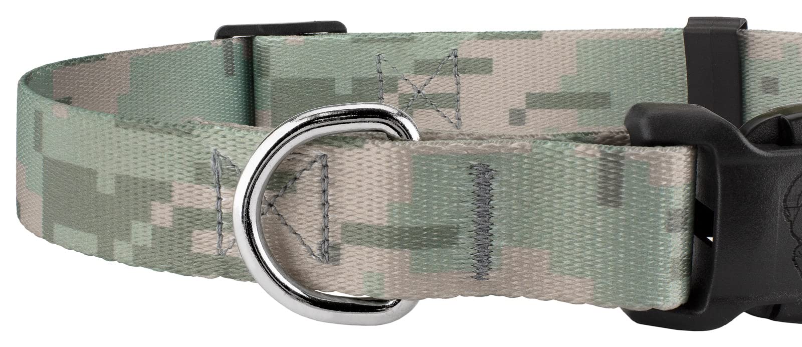 Country Brook Petz - Digital Camo Deluxe Dog Collar - Made In The U.S.A. - Camouflage Collection With 16 Rugged Designs (1 Inch, Medium)