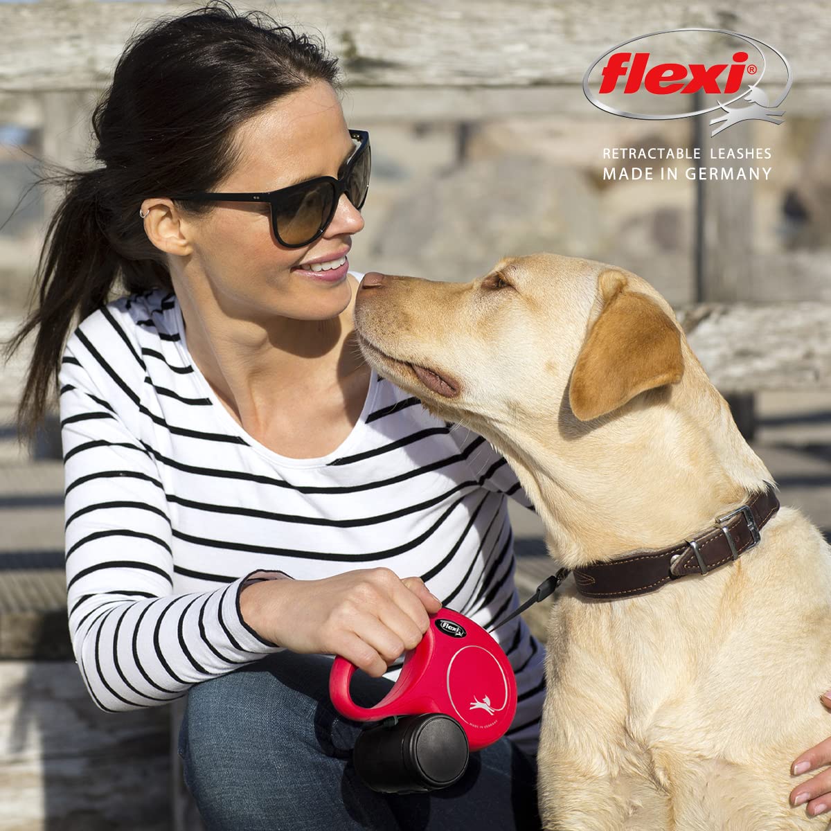 Flexi Roll-Leine New Classic XS Gurt 3 M Blau Fr Hunde, Katzen Und Kleintiere Bis Max. 12 kg, Multicolor, Youth X-Small/16