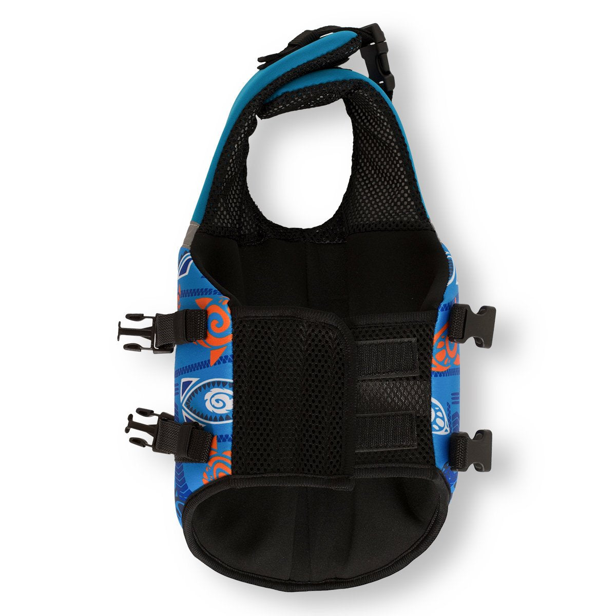 PlayaPup Dog Life Jacket, Tribal Shark Night, Large