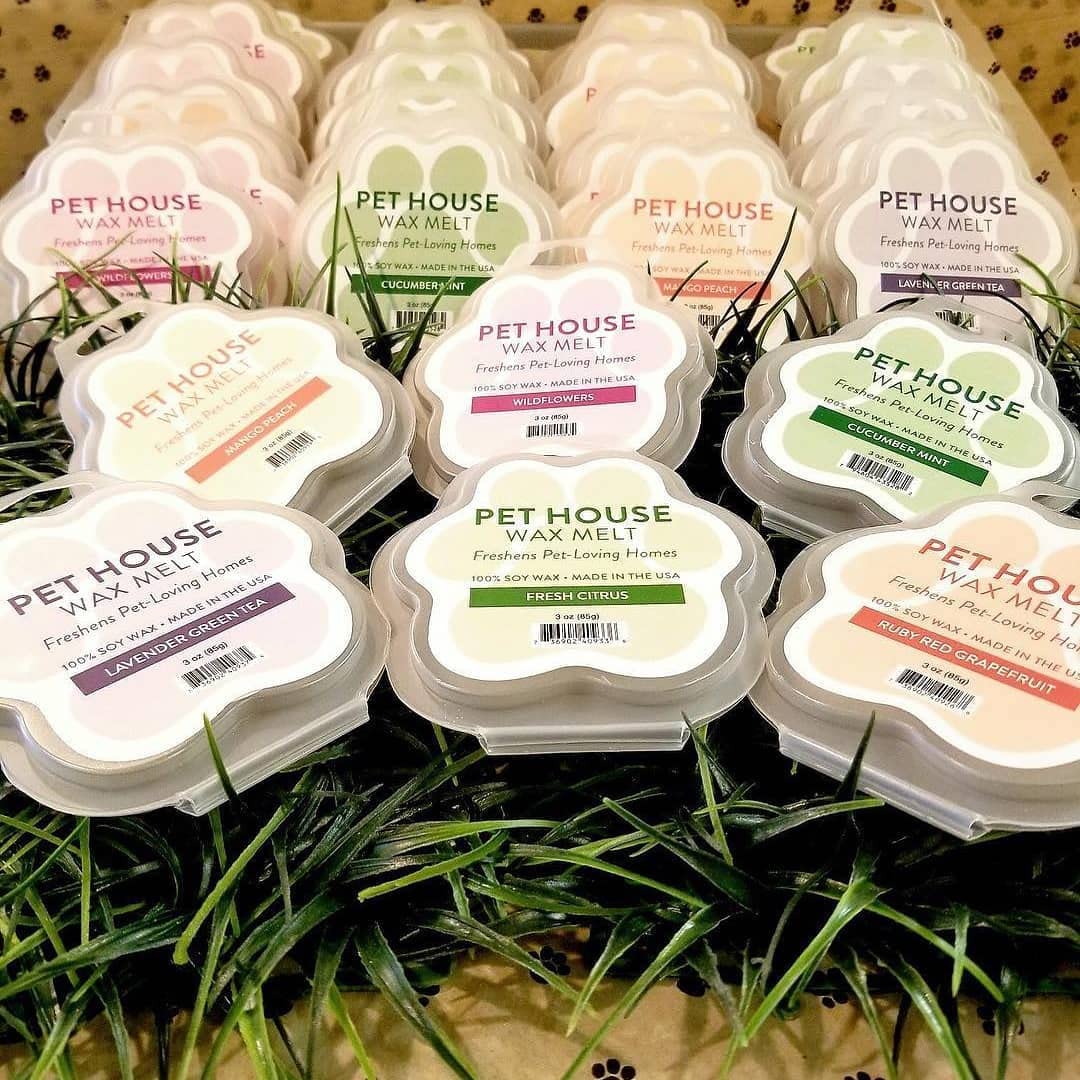 One Fur All 100% Natural Plant-Based Wax Melts, Pack Of 2 By Pet House - Long Lasting Pet Odor Eliminating Wax Melts Non-Toxic,