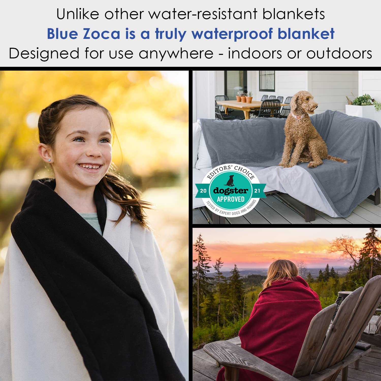 Waterproof Blanket | Machine Washable Dog Bed Cover | Water Proof Blanket to Protect Your Bed Couch Car from Leaks Spills & Acci