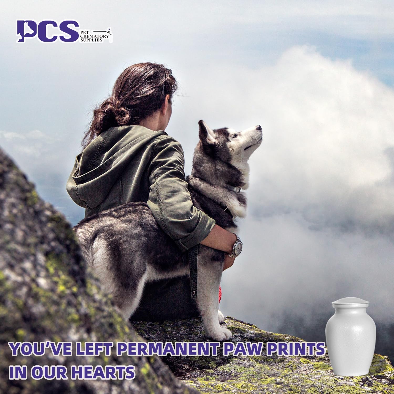 Pcs Memorial Pet Cremation Urns For Dogs Ashes, Dog Keepsake Urns For Ashes, Pet/Cat Urn Small
