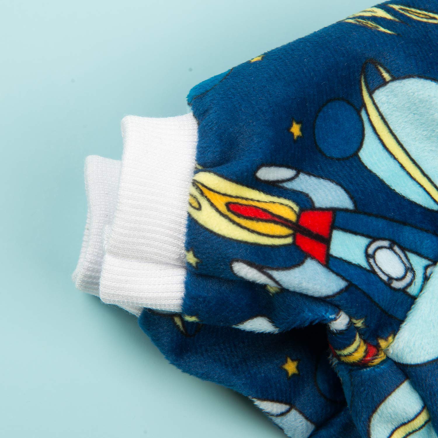 Cutebone Dog Pajamas Rocket Dog Apparel Dog Jumpsuit Pet Clothes Pajamas P16S