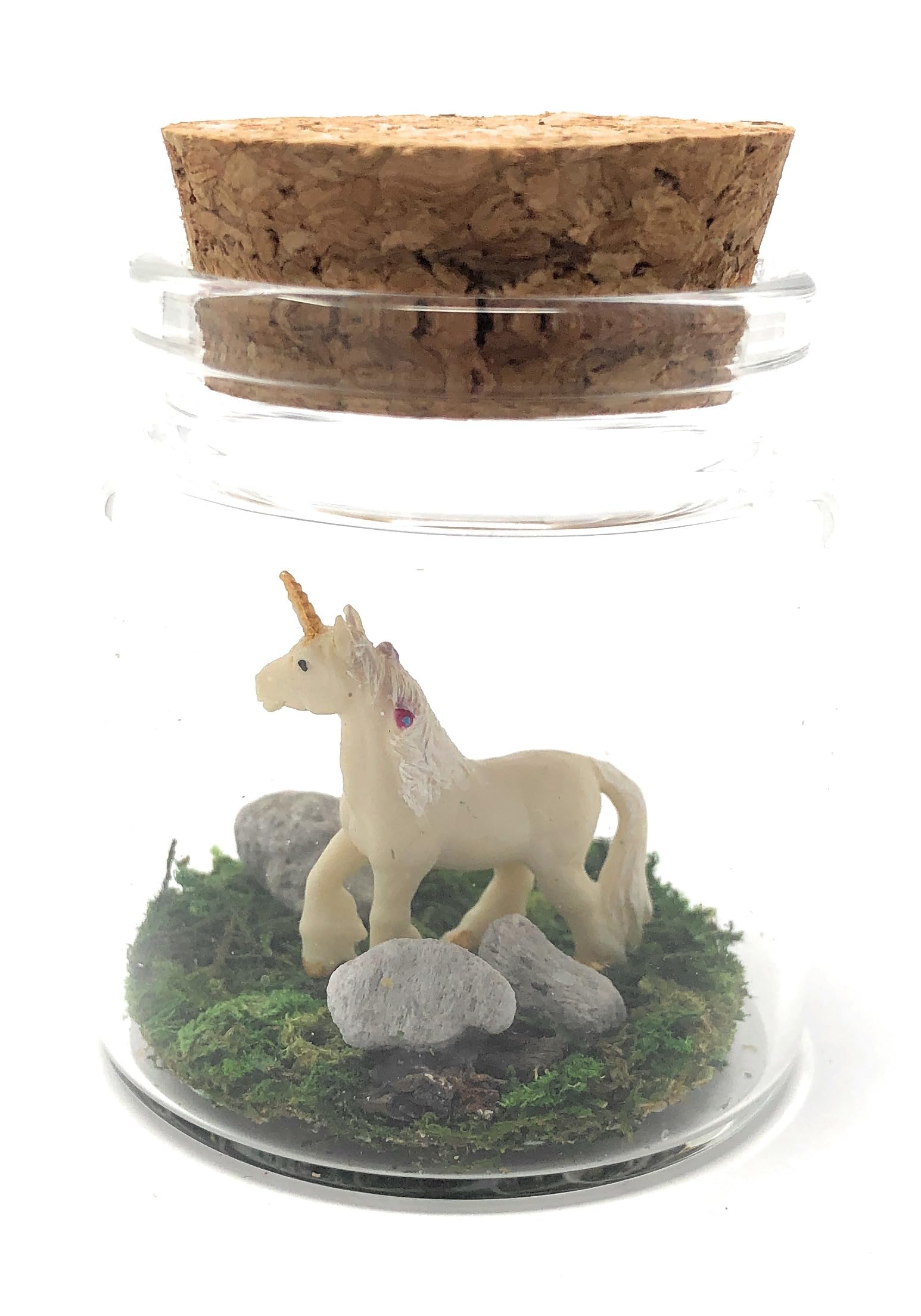 Mini Unicorn Desk Pet White With Adoption Certificate Novelty Desk Decor