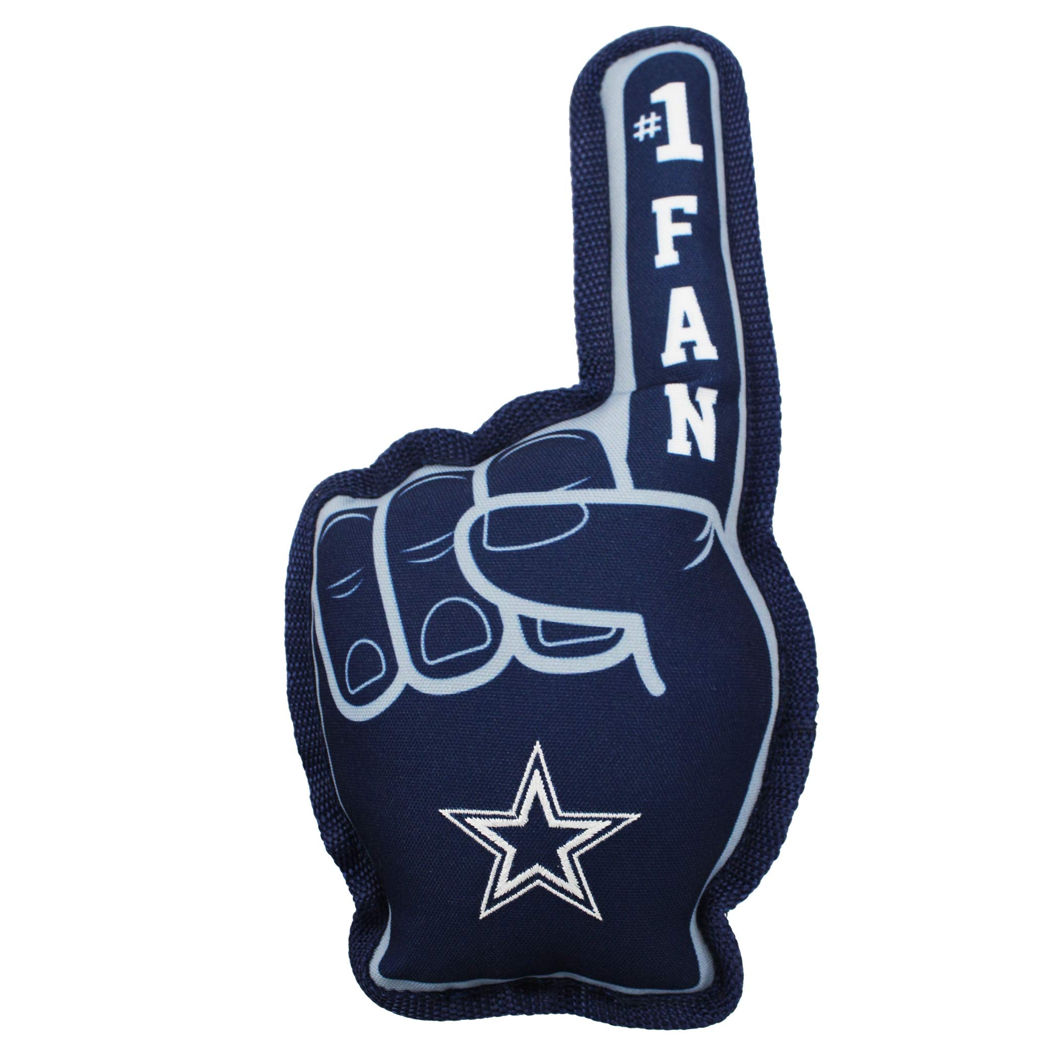 Nfl Dallas Cowboys #1 Fan Toy For Dogs & Cats. Best Tough Pet Toy With Inner Squeaker