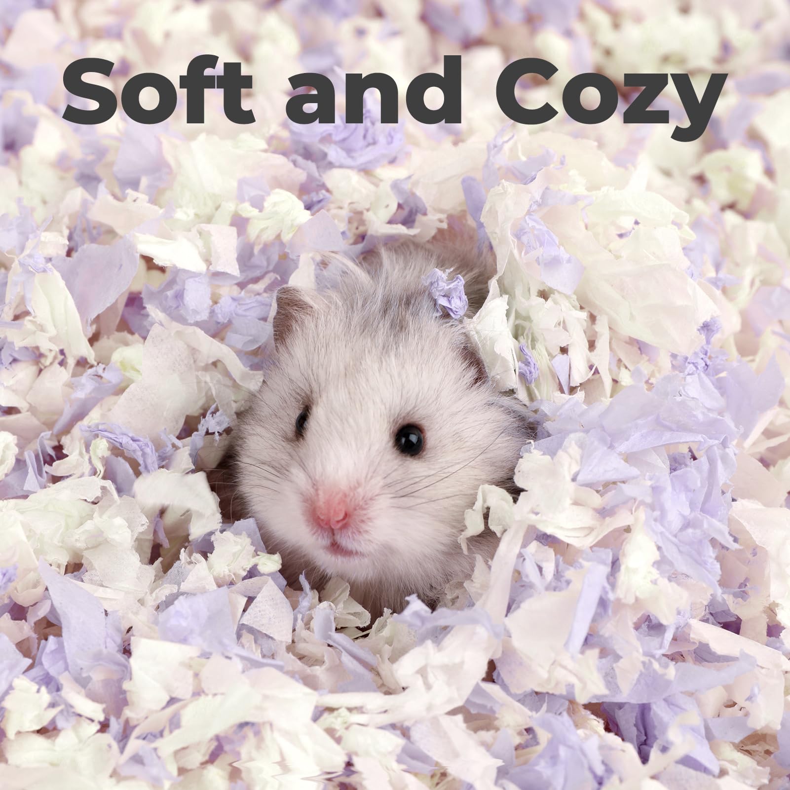 mini&moe Hamster Bedding 25L - Dust-Free, Odor Control Natural Paper for Small Pets - Guinea Pigs, Hamsters, Rabbits - WindowVine