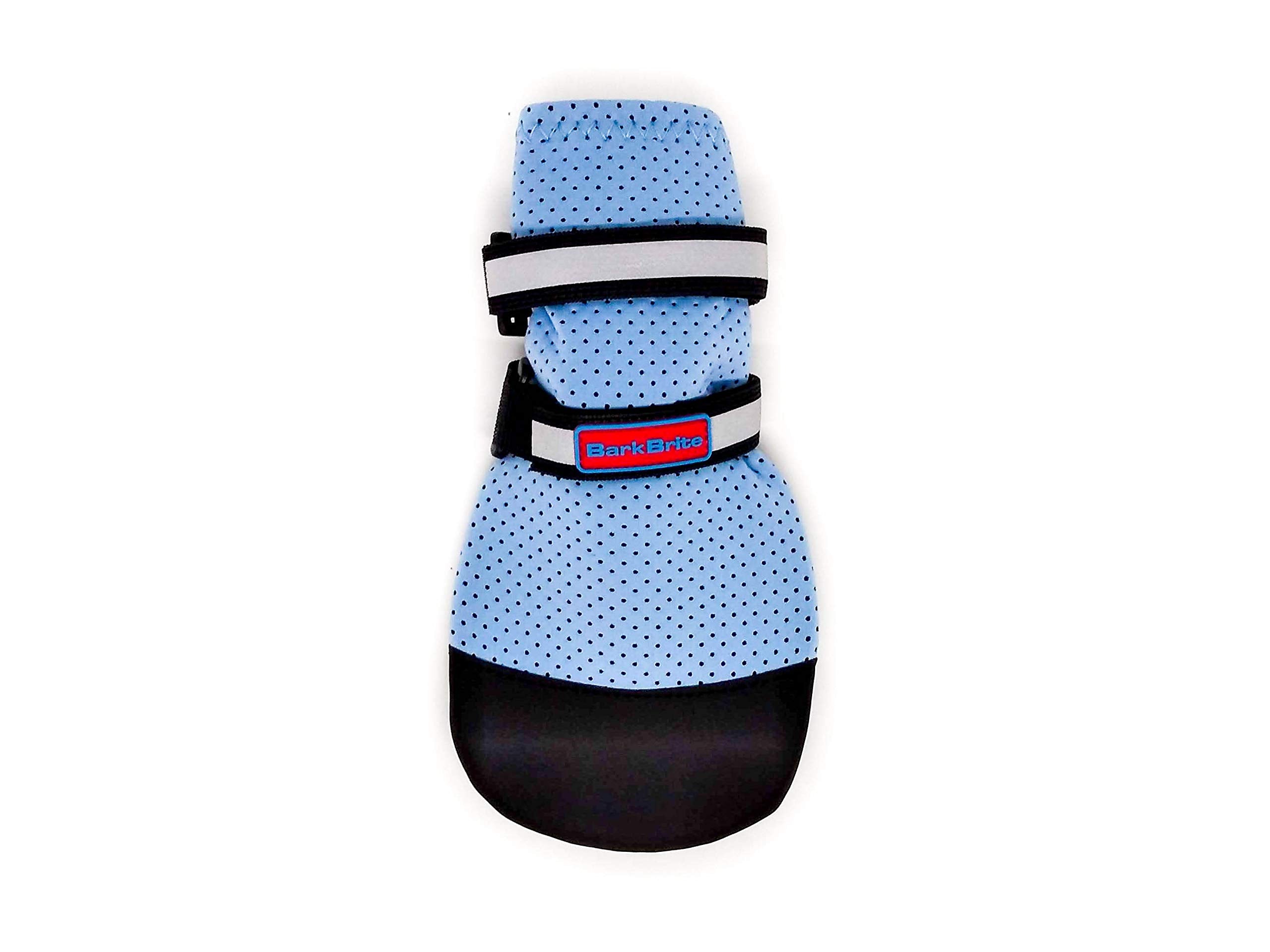 Bark Brite Lightweight Neoprene Paw Protector Dog Boots Designed For Comfort And Breathability In 5 Sizes (Blue Xxl)