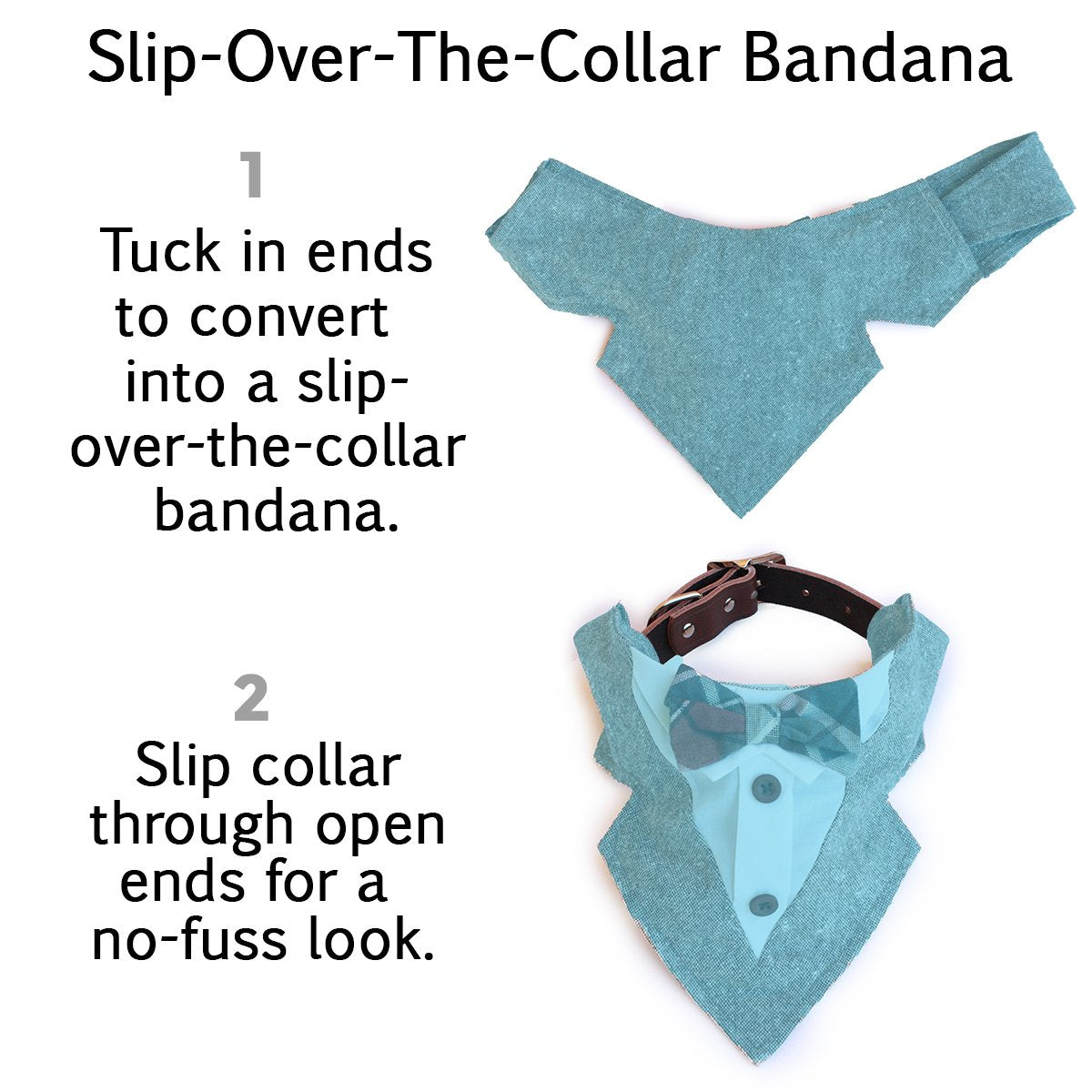 Tail Trends Formal Dog Tuxedo Vest Dog Wedding Bandana With Bow Tie For Special Occasions