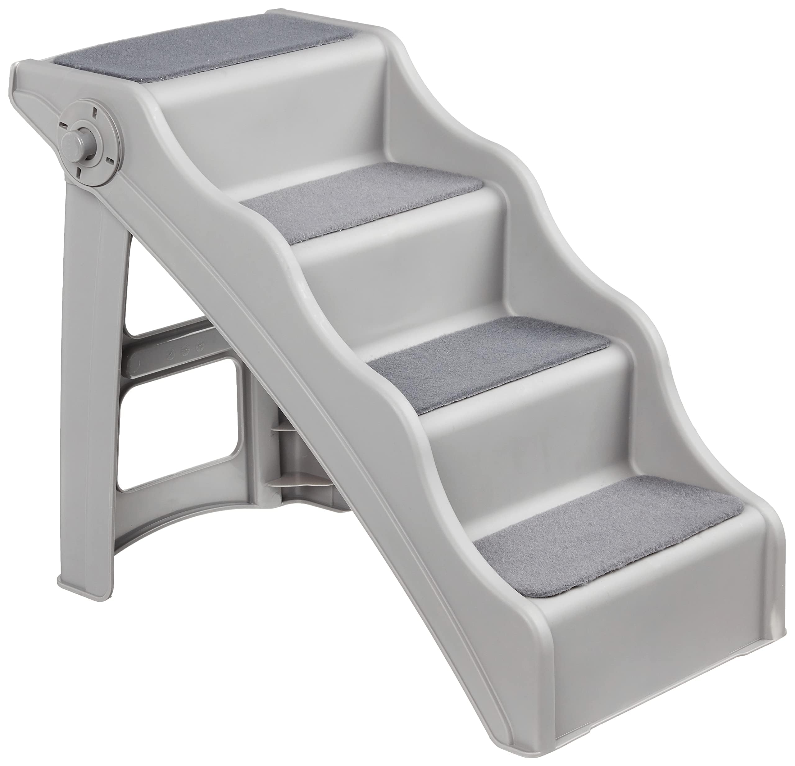 Amazon Basics Foldable Non-Slip Steps For Dogs And Cats, Grey, 23.90'' X 16.10'' X 19.76''