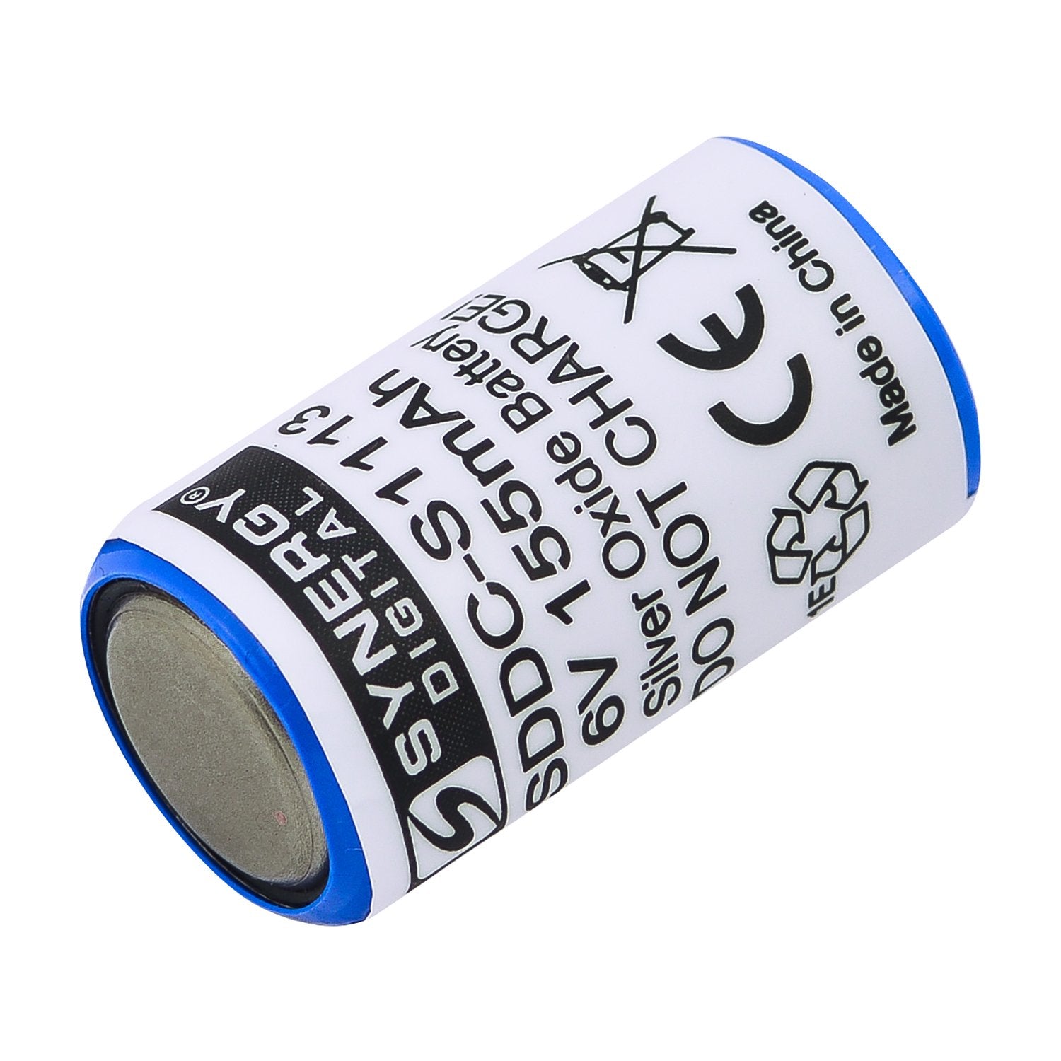 Synergy Digital Dog Collar Batteries, Compatible with Pet Stop Invisible Fence 700 7K Dog Collar, (Silver Oxide, 6V, 155 mAh), C