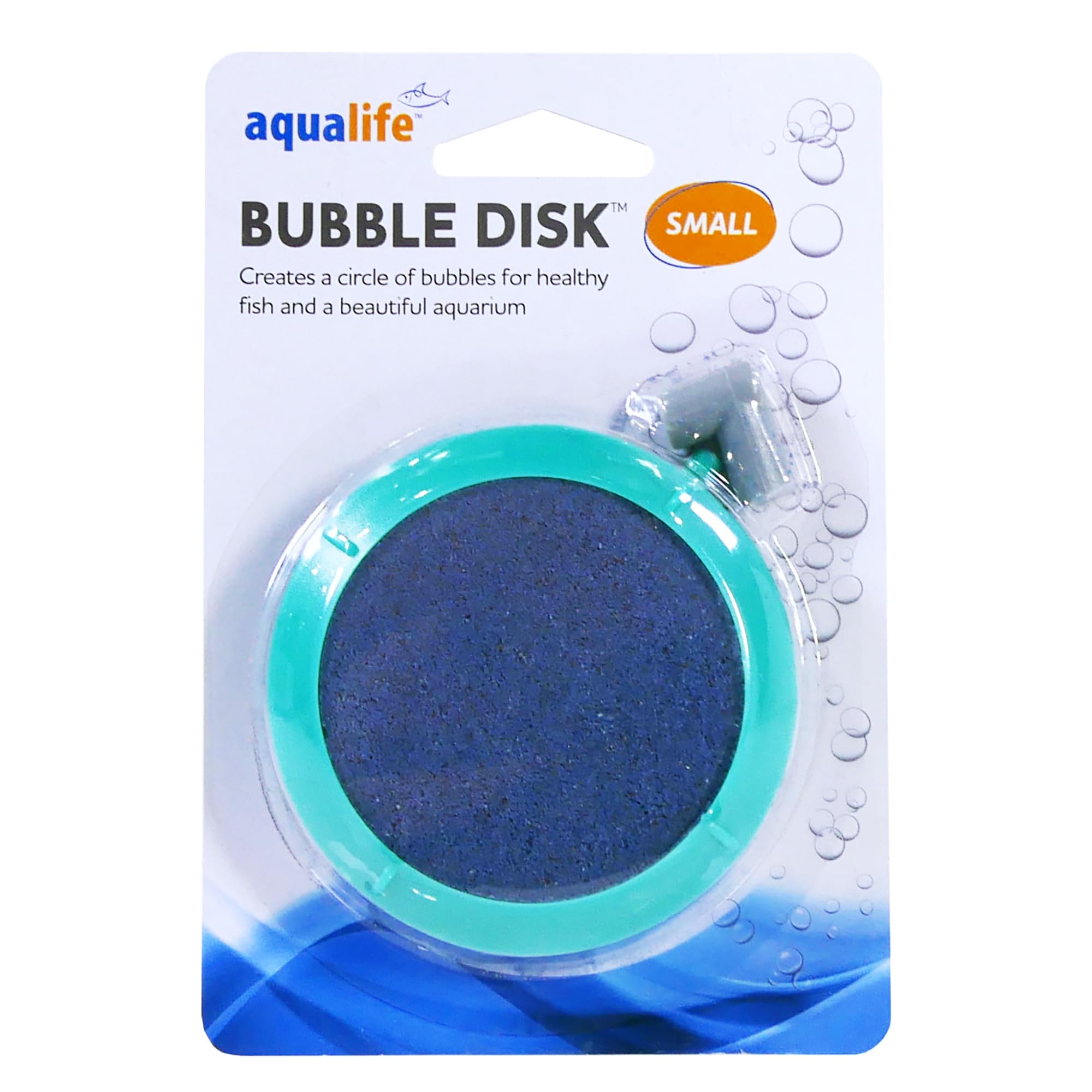 Penn-Plax Aquarium Bubble Disk Aerator - Air Pump Accessories – For Fish Tanks (Small)