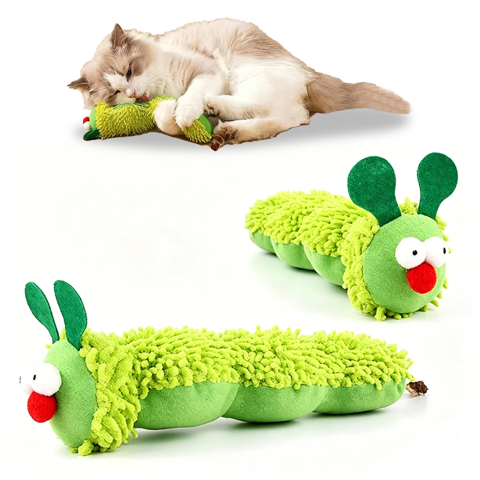 Cylmardev 2 Pcs Interactive Cat Pillow With Catnip For Dental Health And Anxiety Relief,MultiCat Households And Kittens